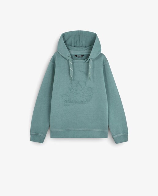 Imagen 0 de Sudadera de niña de algodón con capucha