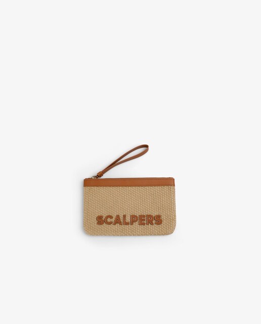 Imagen 0 de Cartera de mujer con cierre de cremallera y logo