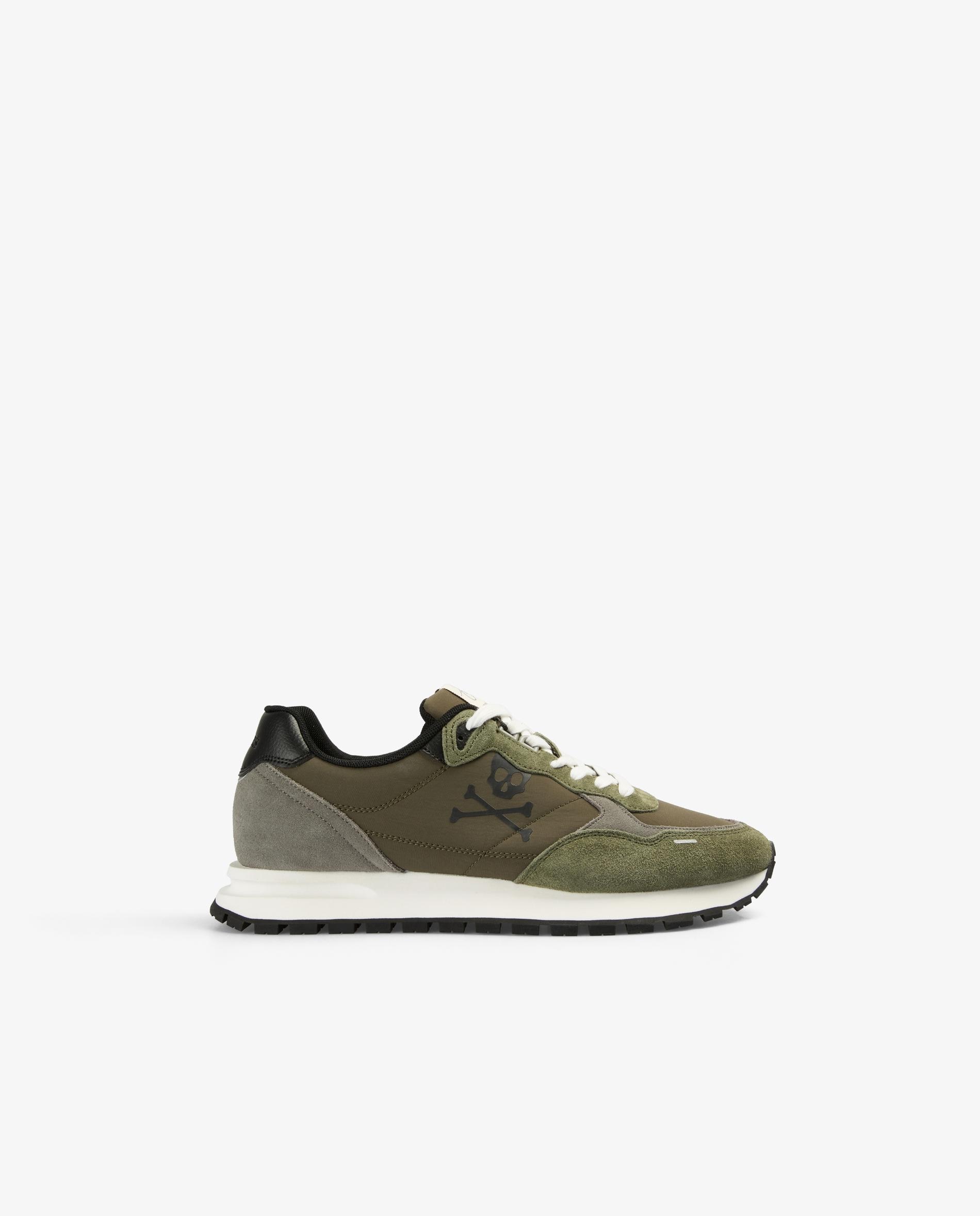 Scalpers - Zapatillas deportivas de hombre combinadas con cierre de cordones.