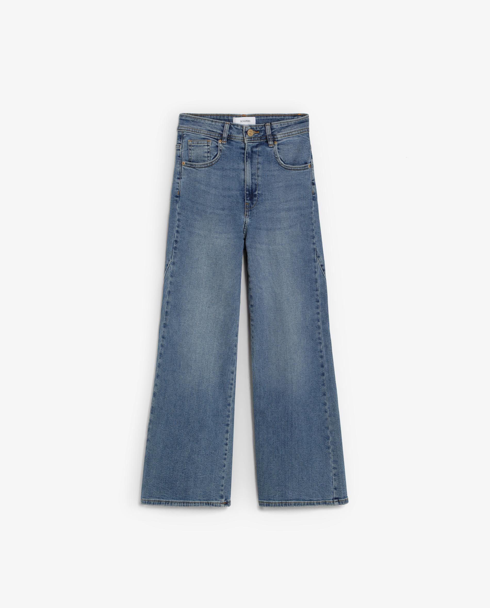 Scalpers - Vaquero campana de mujer flare de tiro medio-alto.