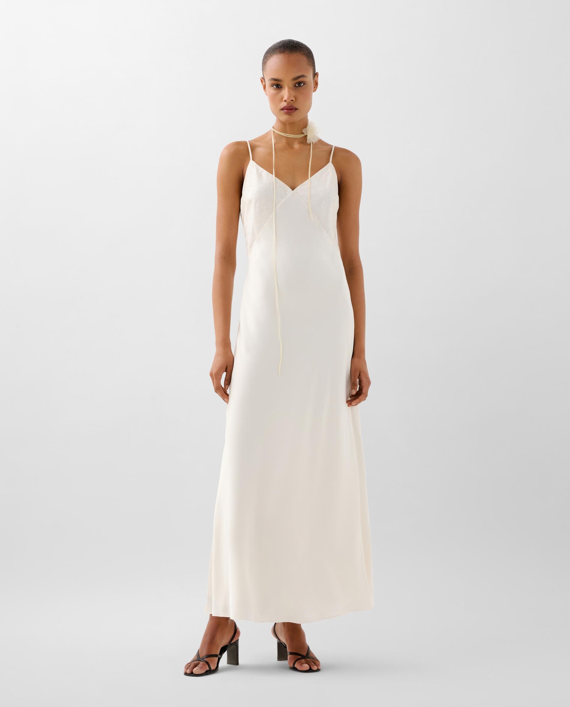 Vestido midi con tirantes ajustables