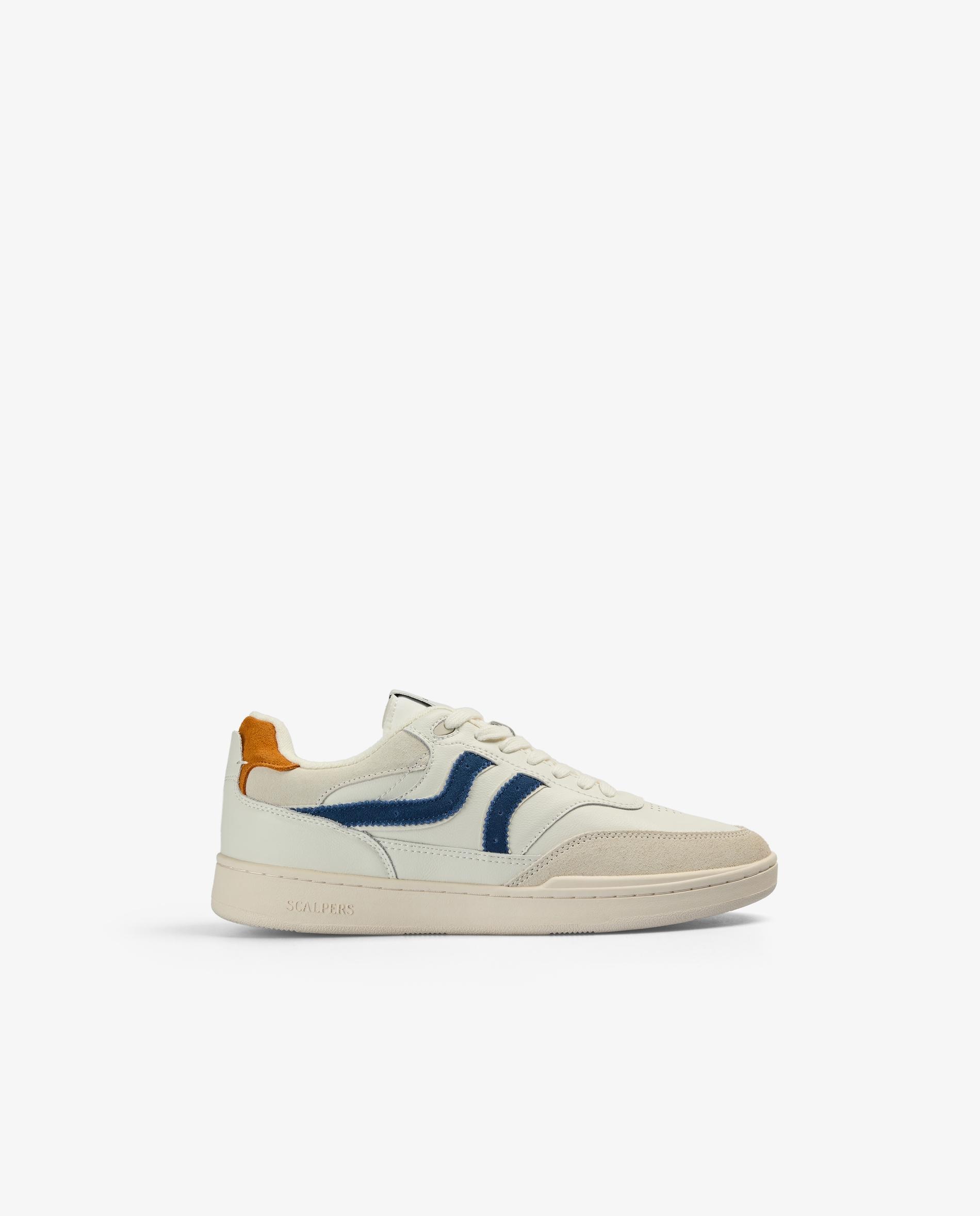 Scalpers - Zapatillas retro de hombre con contrastes y cordones.