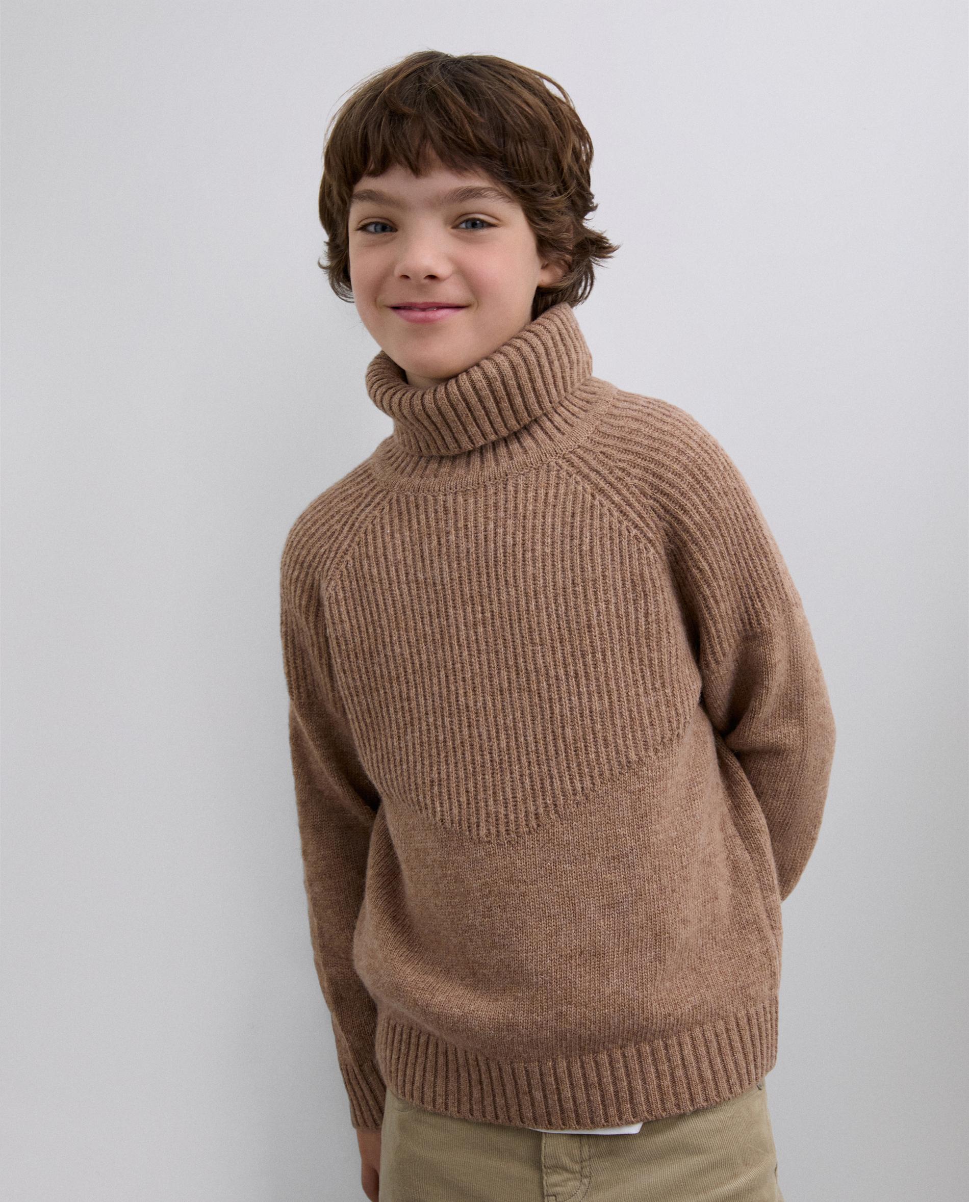 Jersey de niño de cuello alto y manga larga