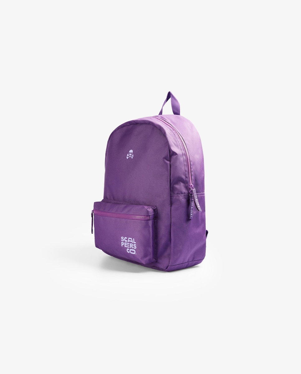 Mochila de niña animal print con calavera frontal · Scalpers · El