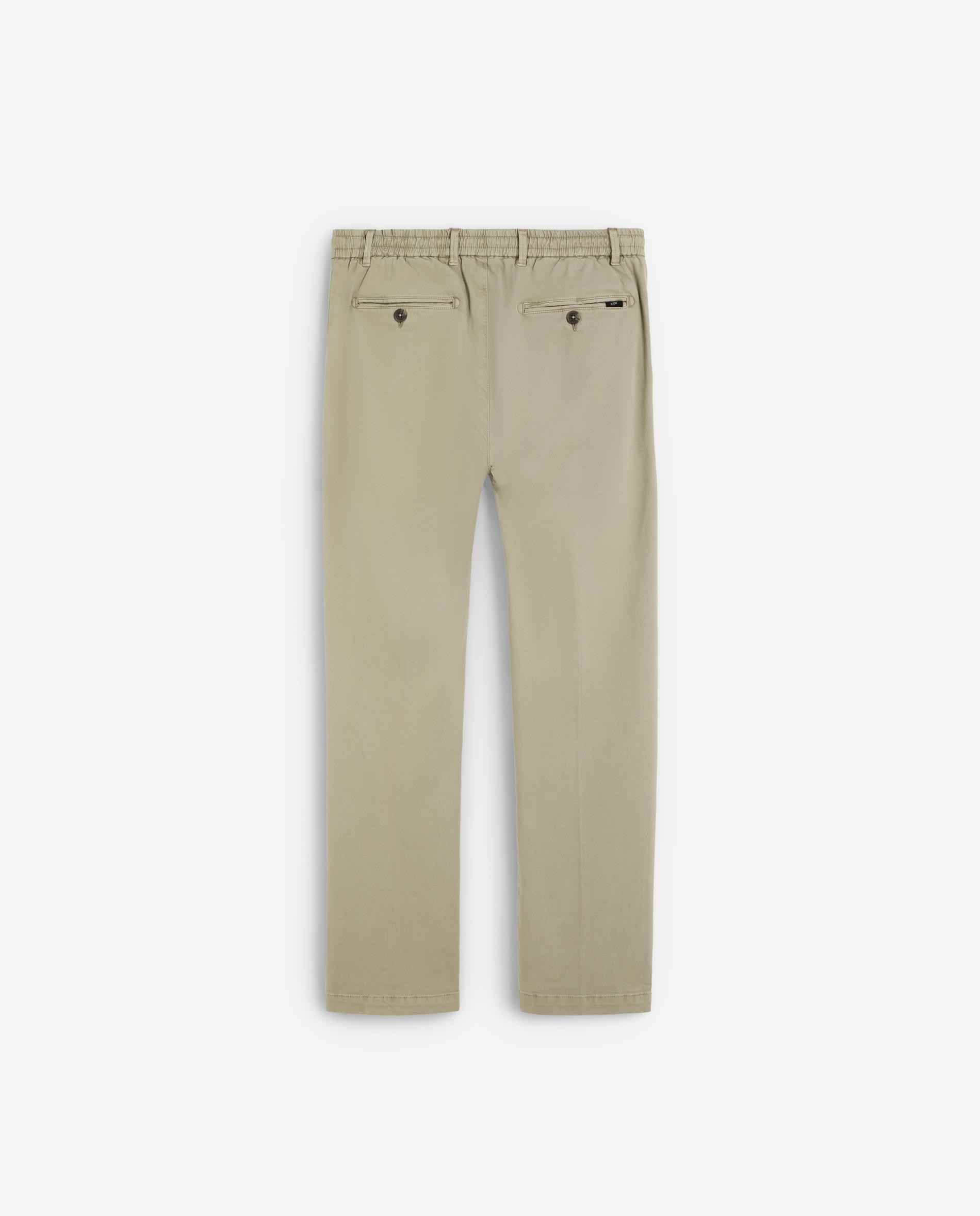 Chino de hombre de corte regular con cordón ajustable - Scalpers - Beige Beige-5