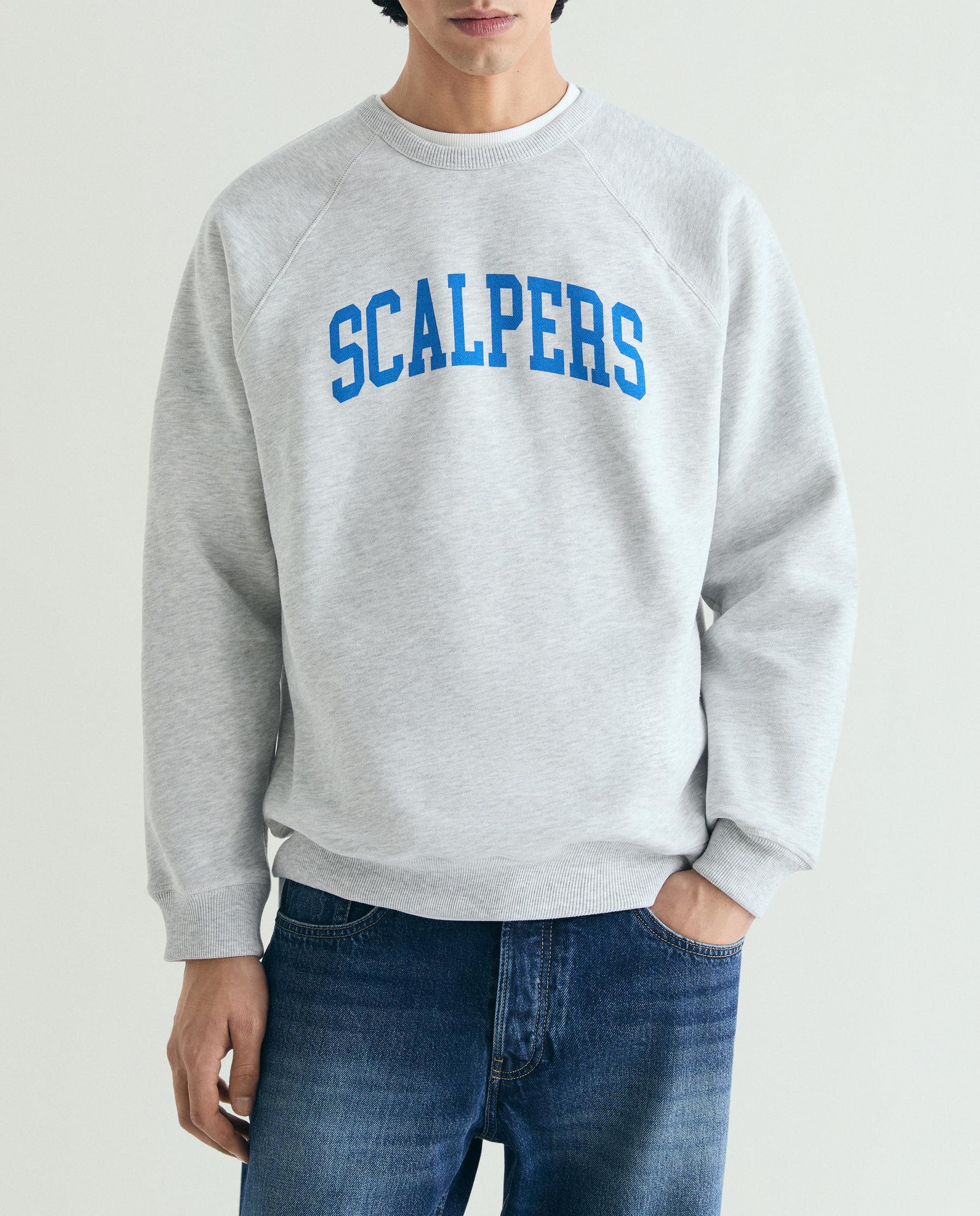 Imagen 0 de Sudadera de hombre con cuello redondo y logo frontal