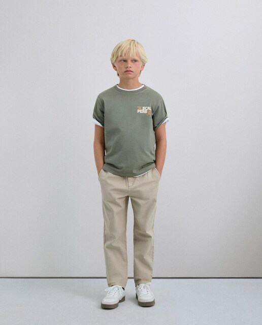 Imagen 0 de Camiseta de niño de manga corta regular fit