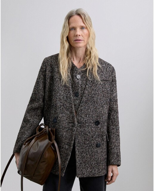 Imagen 0 de Blazer de mujer de manga larga con bolsillos frontales