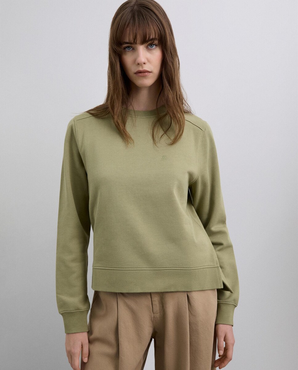 Sudadera de mujer básica de algodón · Scalpers · El Corte Inglés