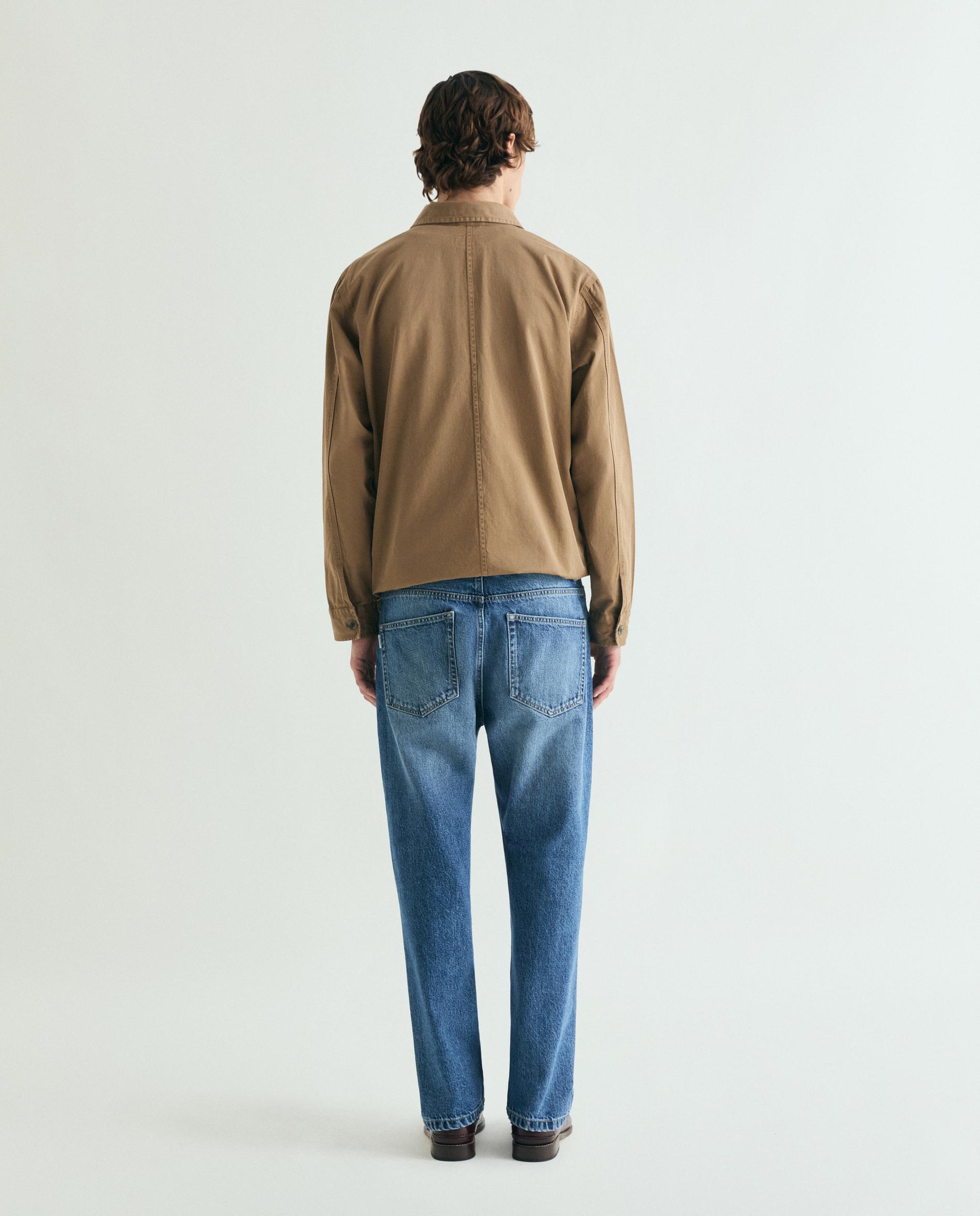 Imagen 3 de Vaquero recto de hombre cropped de tiro medio - Scalpers - Azul Azul