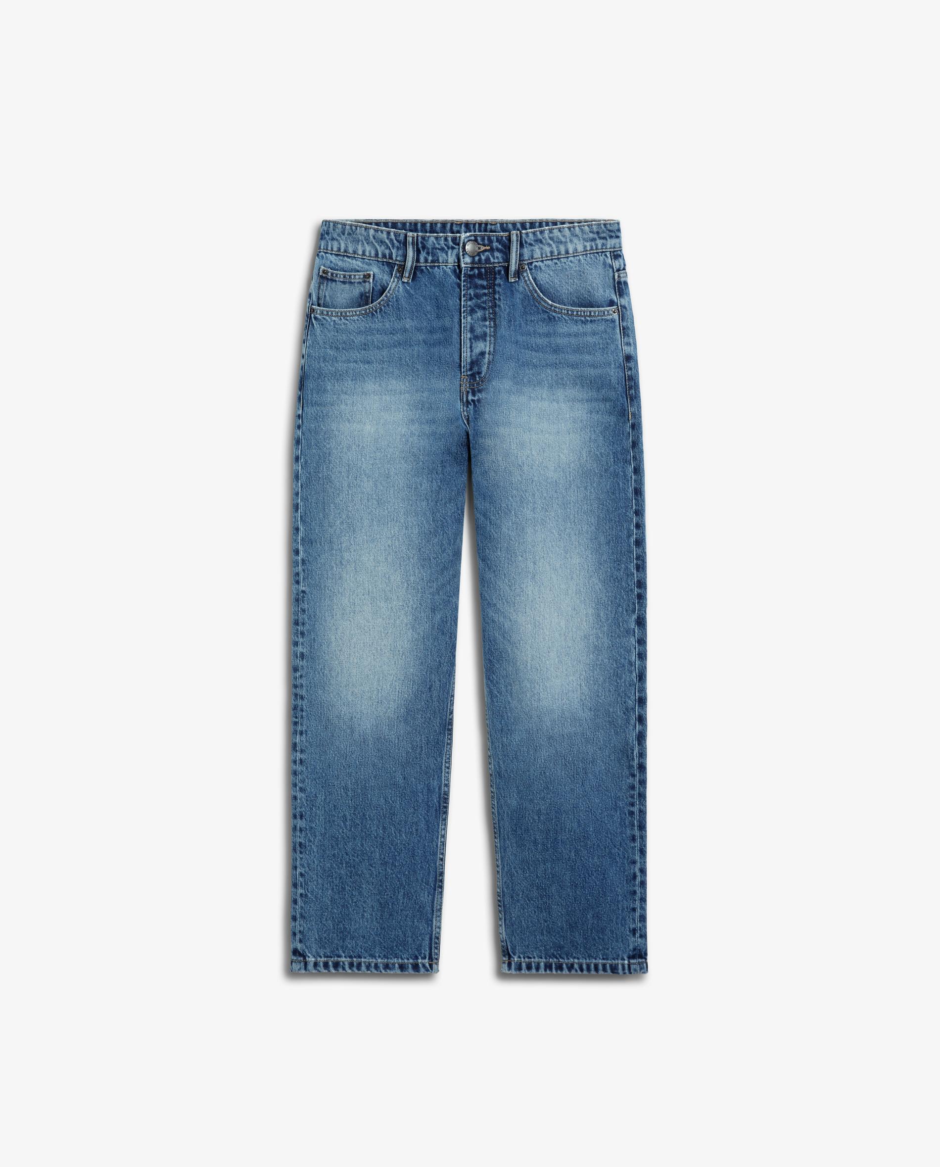 Imagen 5 de Vaquero recto de hombre cropped de tiro medio - Scalpers - Azul Azul