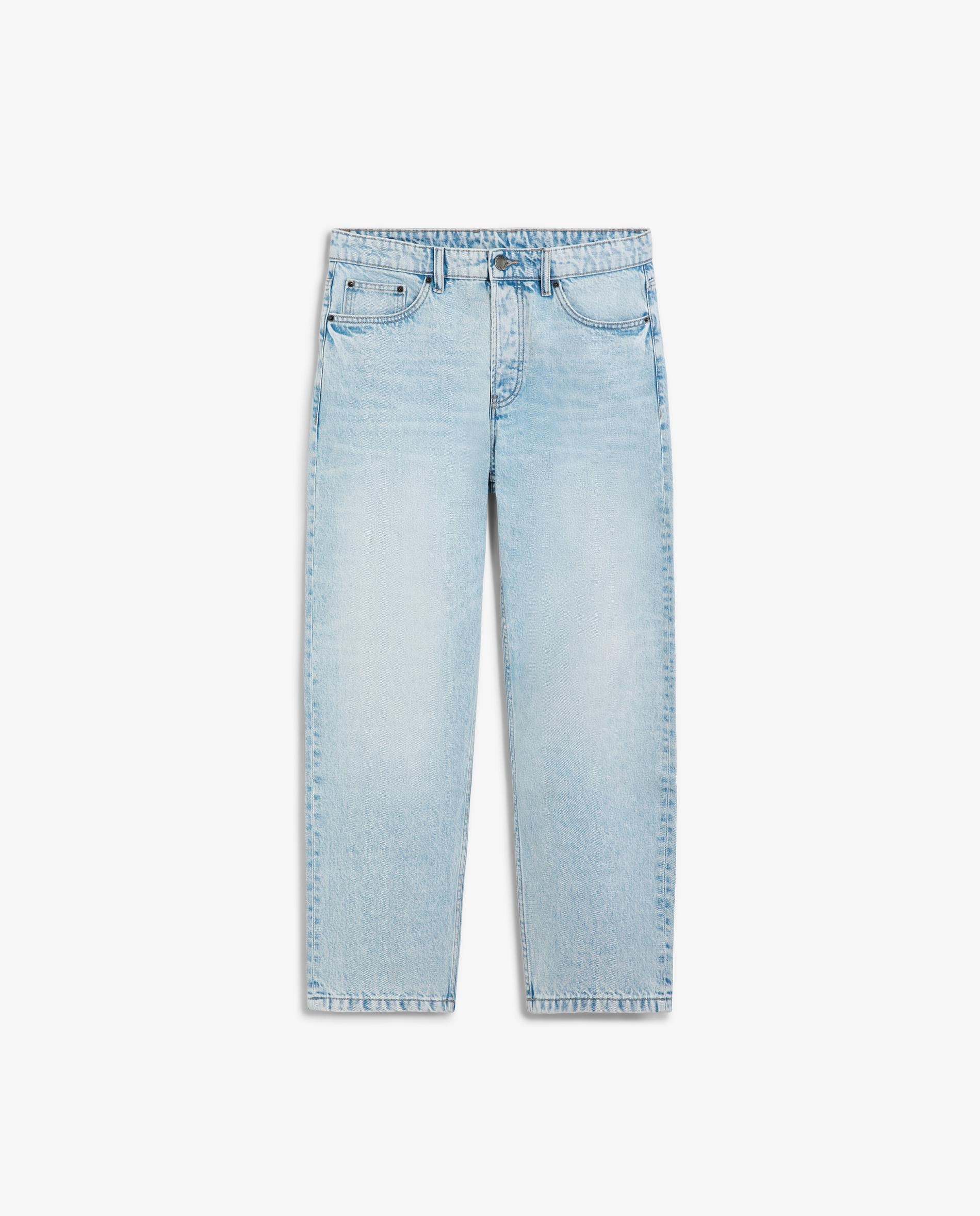 Vaquero recto de hombre cropped de tiro medio - Scalpers - Azul claro Azul claro-6