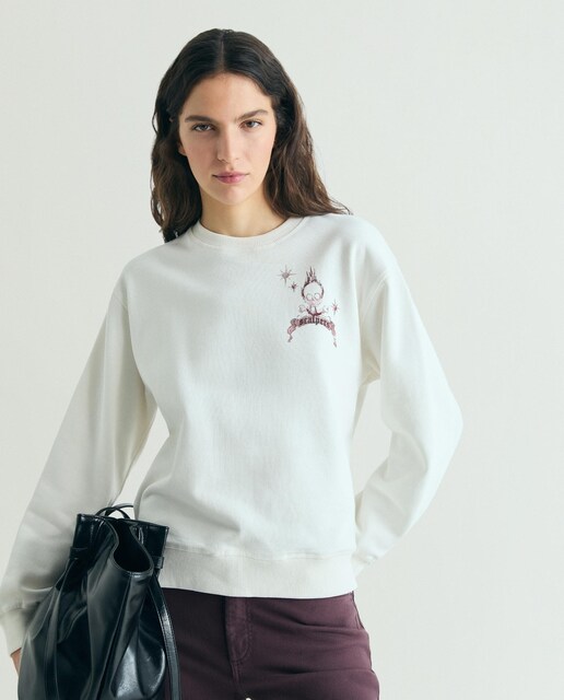 Imagen 0 de Sudadera de mujer con dibujo