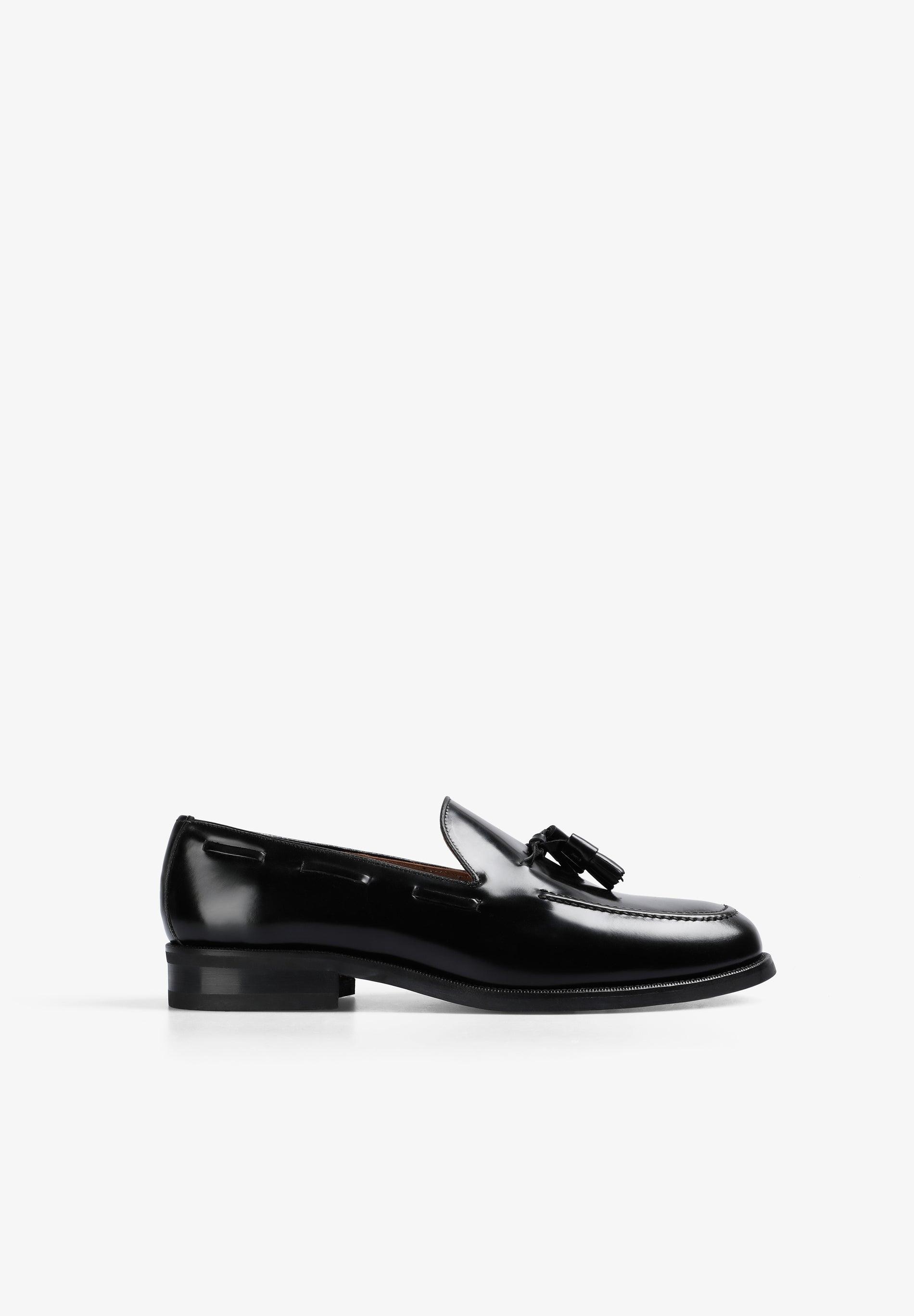 Imagen 0 de Mocasines de hombre con diseño con borlas en el empeine Marrón oscuro
