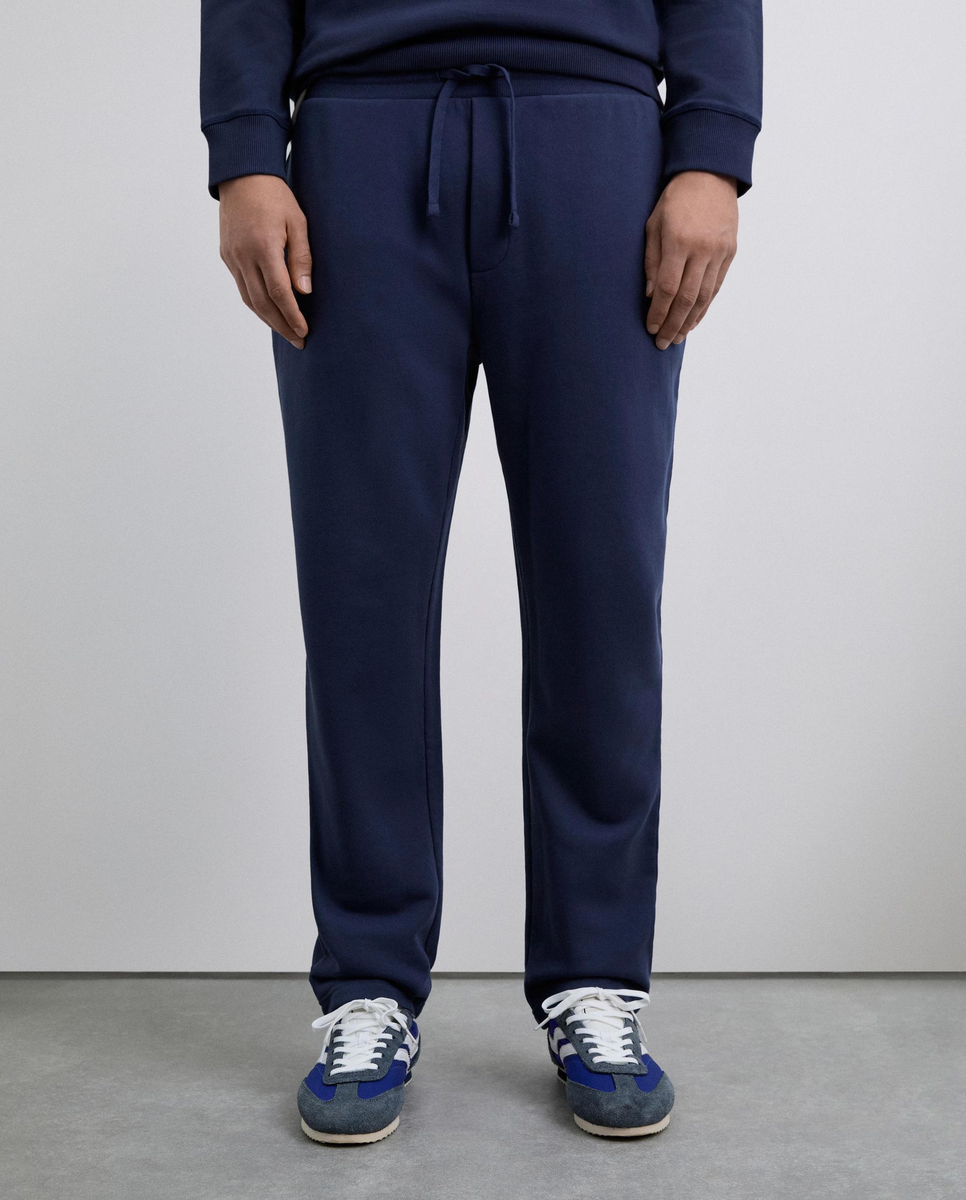 Pantalón joggers de hombre de algodón con cordón ajustable - Scalpers - Azul oscuro Azul oscuro-2