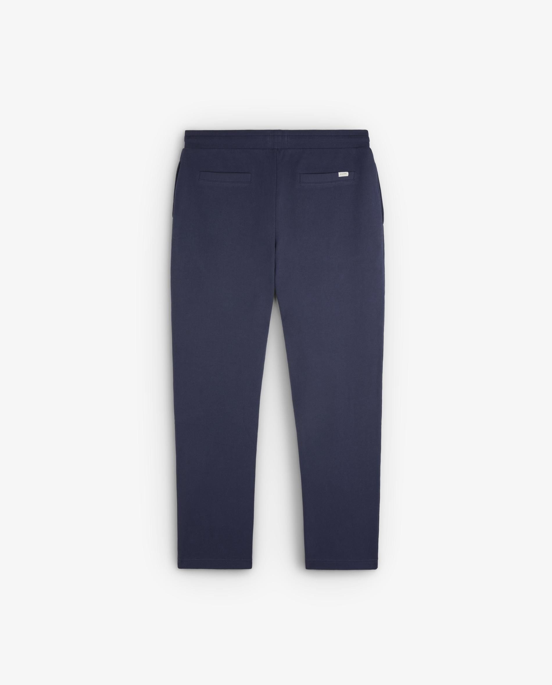 Pantalón joggers de hombre de algodón con cordón ajustable - Scalpers - Azul oscuro Azul oscuro-8