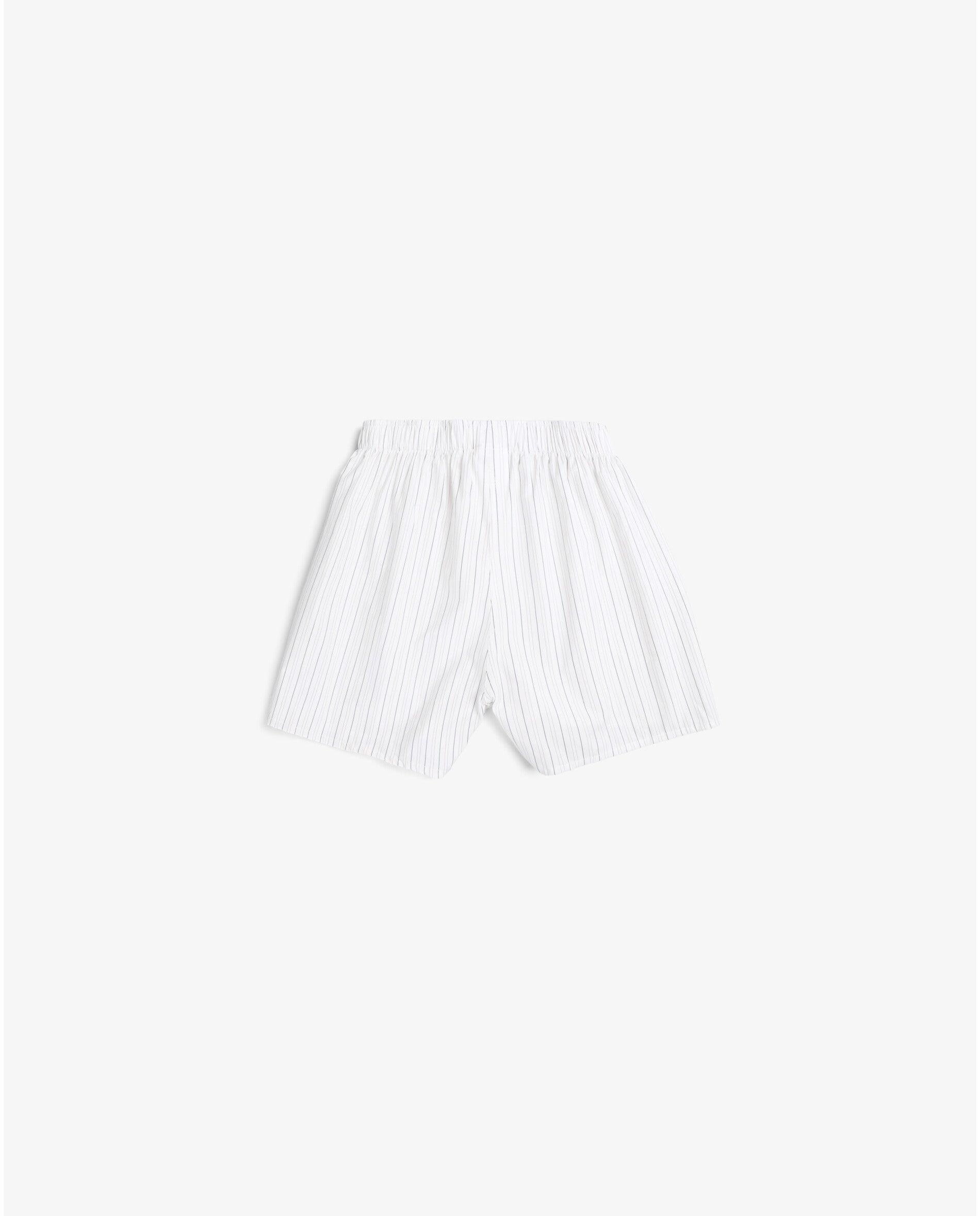 Bóxer de tela de hombre de algodón estampado - Scalpers - Blanco Blanco-3