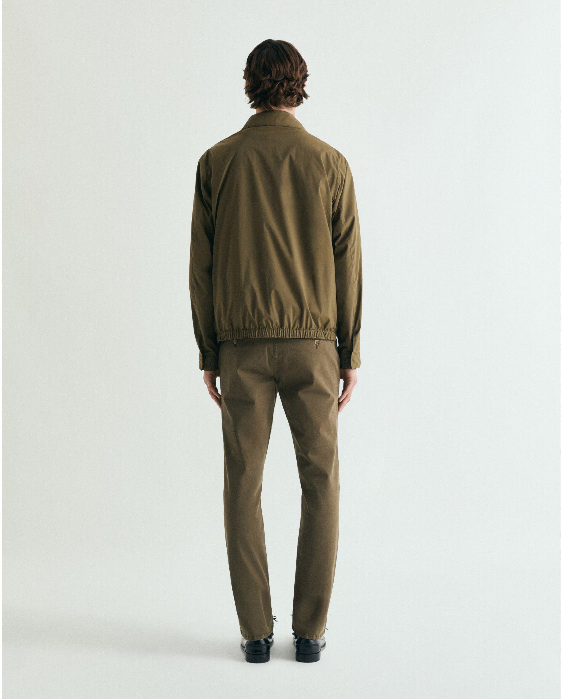 Chino de hombre regular ligeramente elástico - Scalpers - Verde militar Verde militar-3