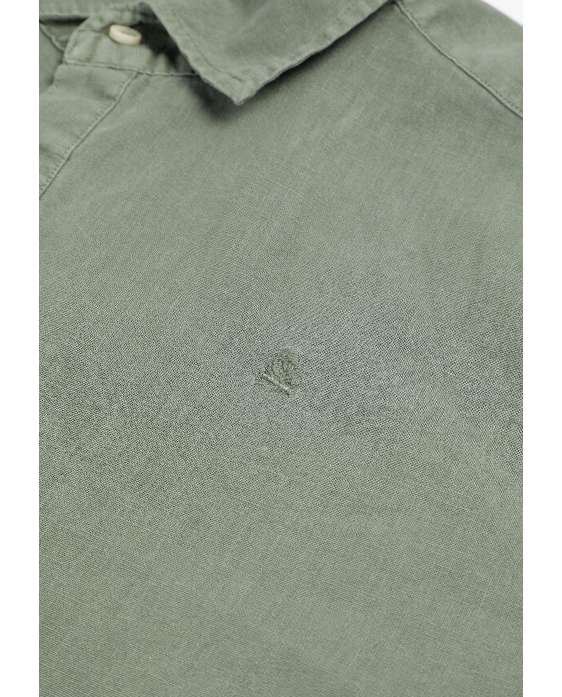 Imagen 4 de Camisa de hombre regular fit tipo polera - Scalpers - Verde Agua Verde Agua