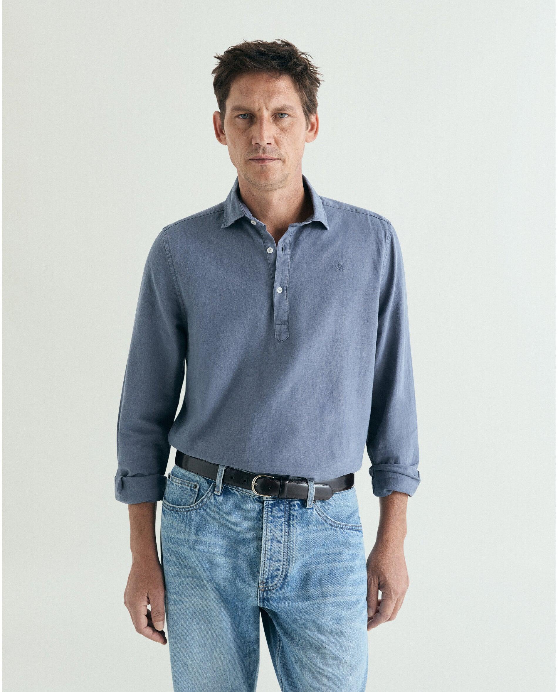 Scalpers - Camisa de hombre regular fit tipo polera.