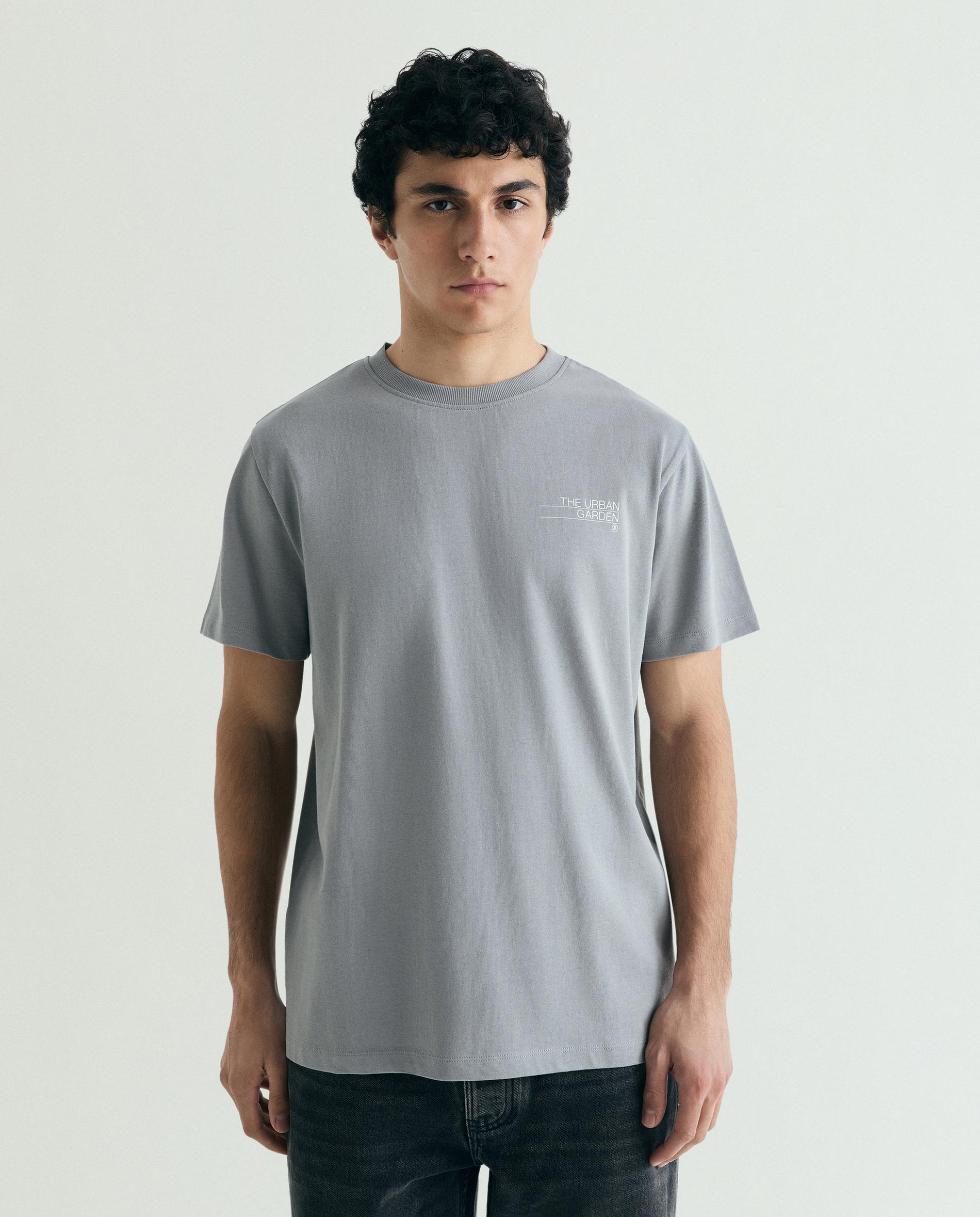 Scalpers - Camiseta de hombre de manga corta con estampado trasero.