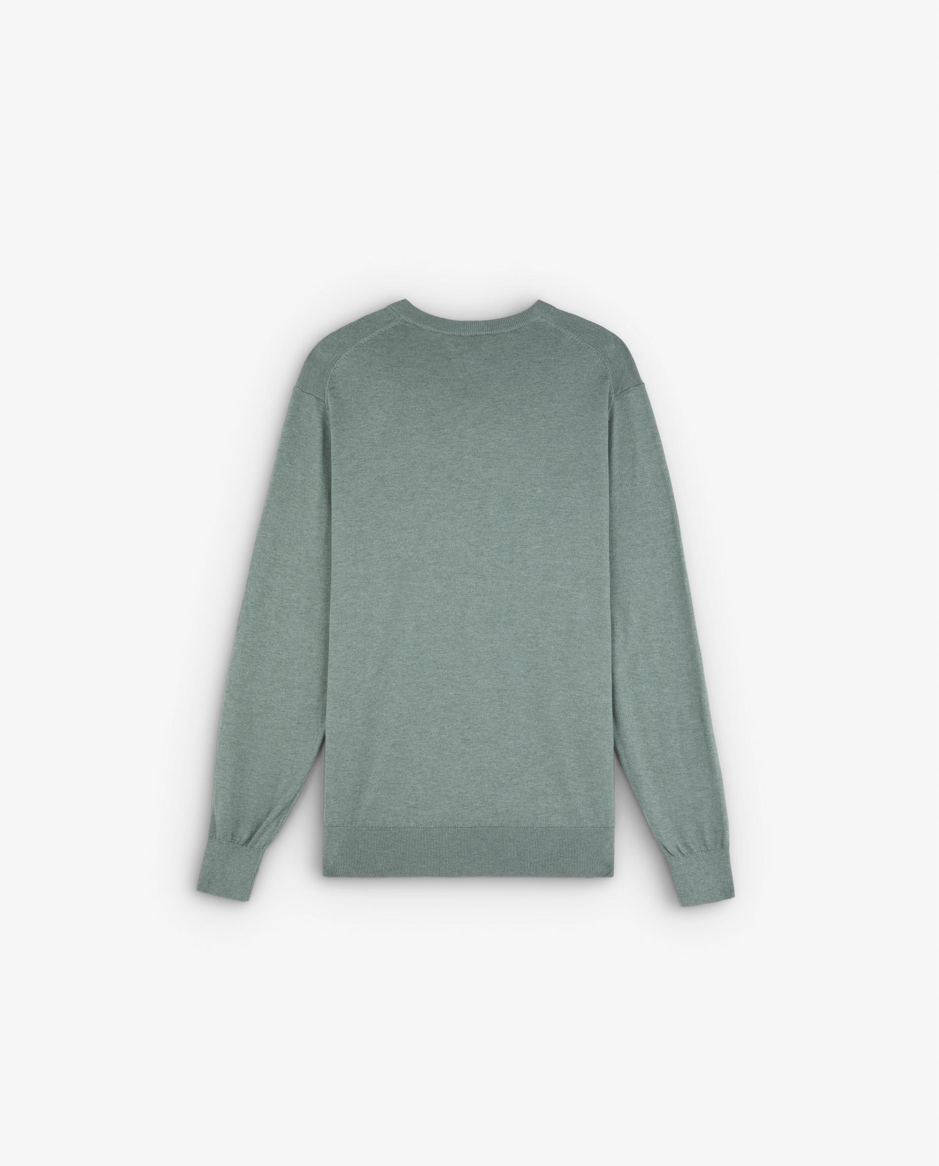 Imagen 5 de Jersey de hombre de algodón supima con cuello pico - Scalpers - Verde menta Verde menta