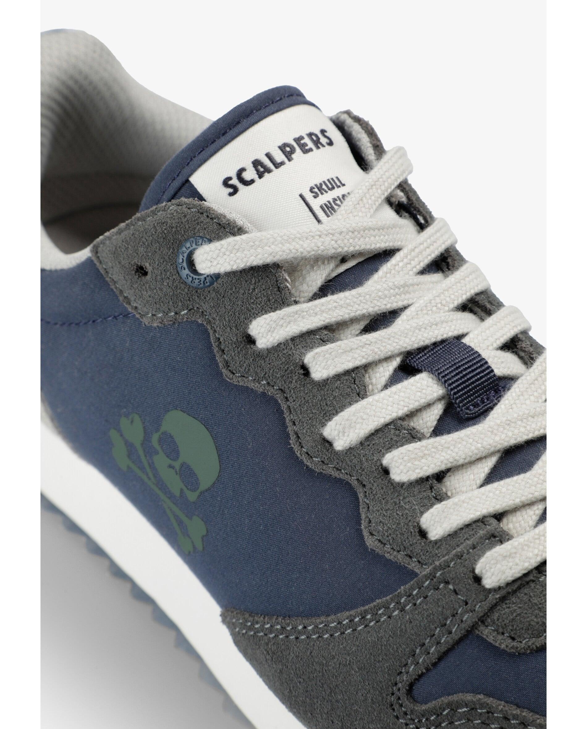 Zapatillas deportivas de niño combinadas con cordones - Scalpers - Navy Navy-6