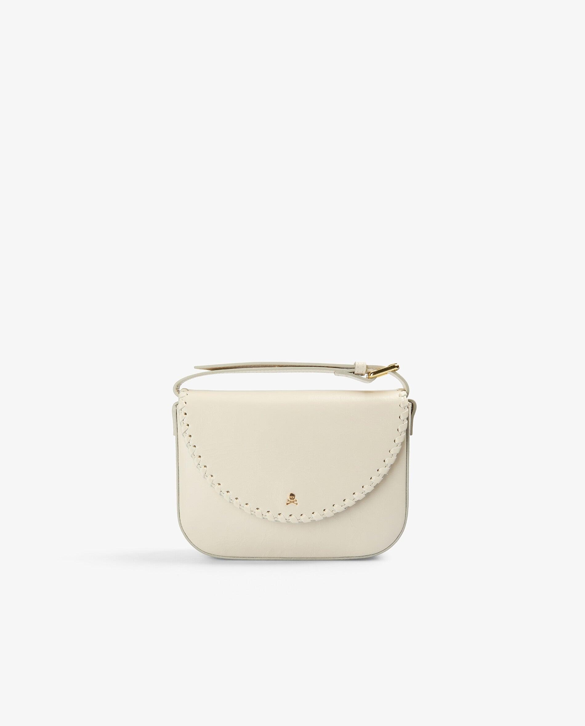 Bolso piel cruzado - Scalpers - Crema Crema-3