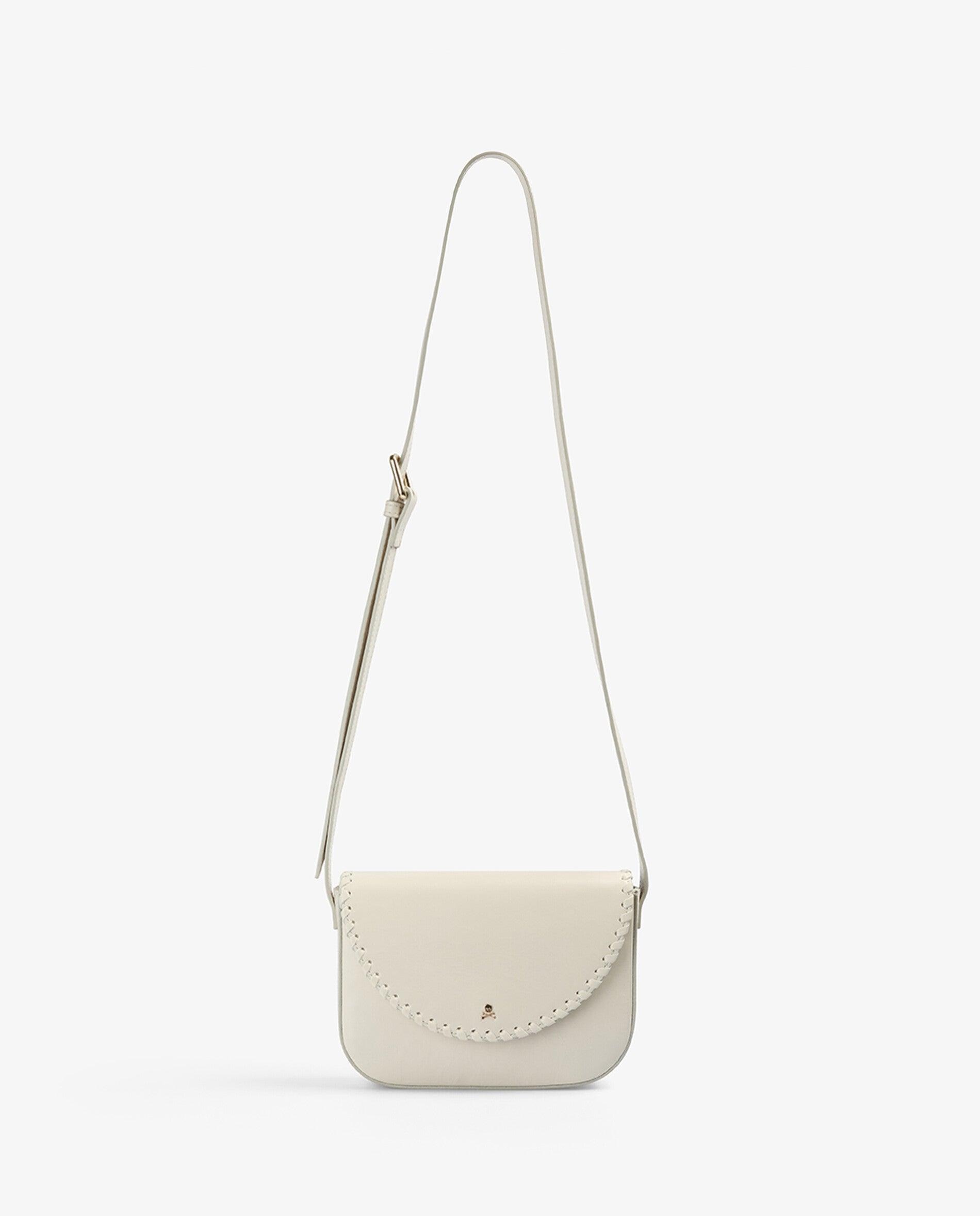 Bolso piel cruzado - Scalpers - Crema Crema-2