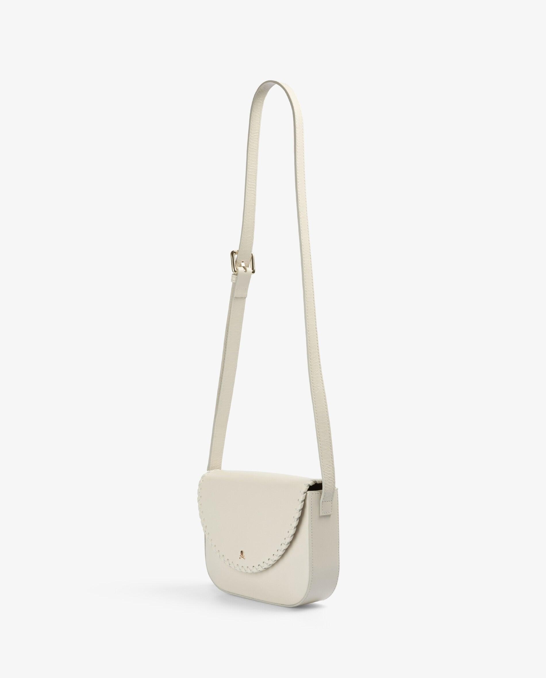 Bolso piel cruzado - Scalpers - Crema Crema-5