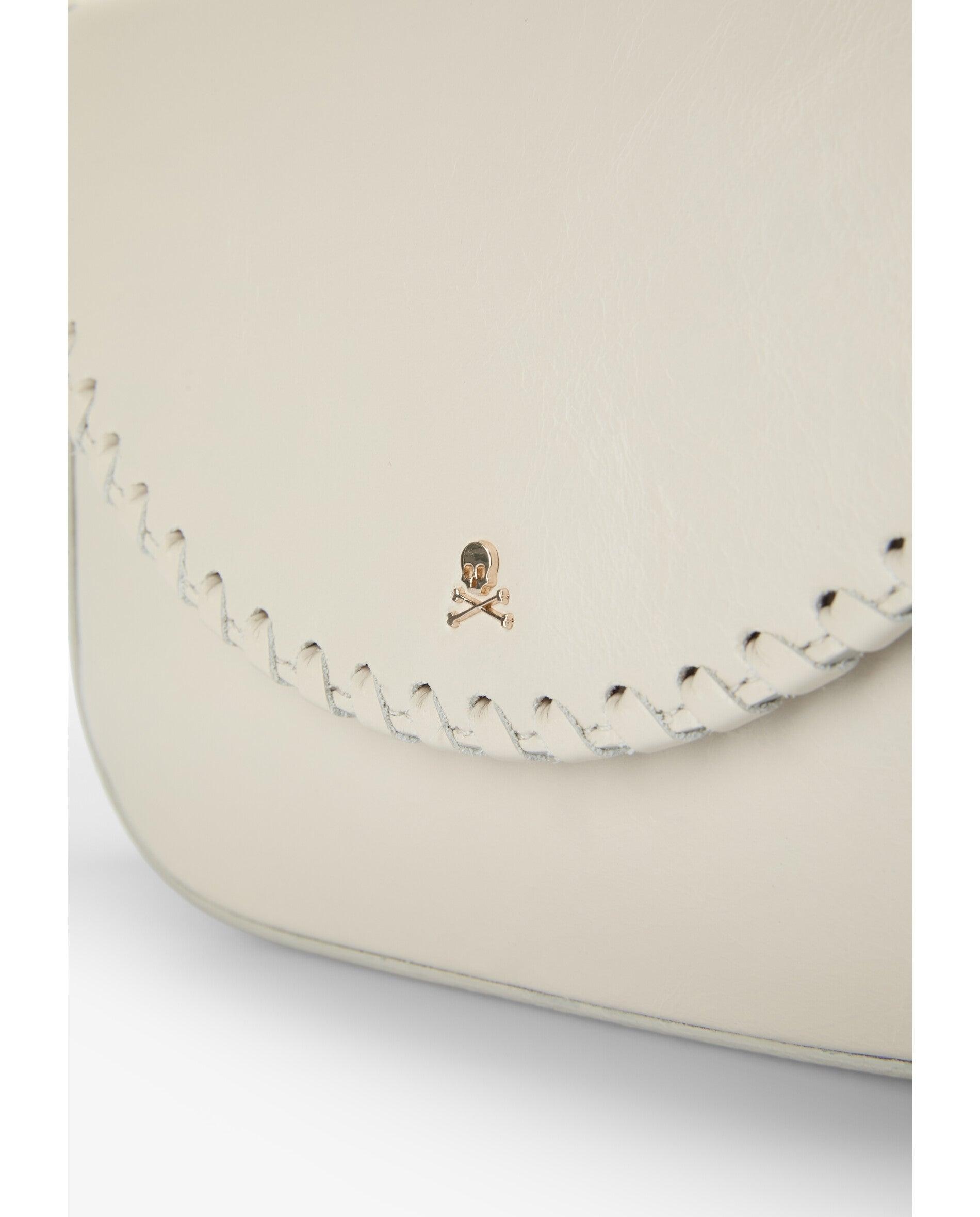 Bolso piel cruzado - Scalpers - Crema Crema-8