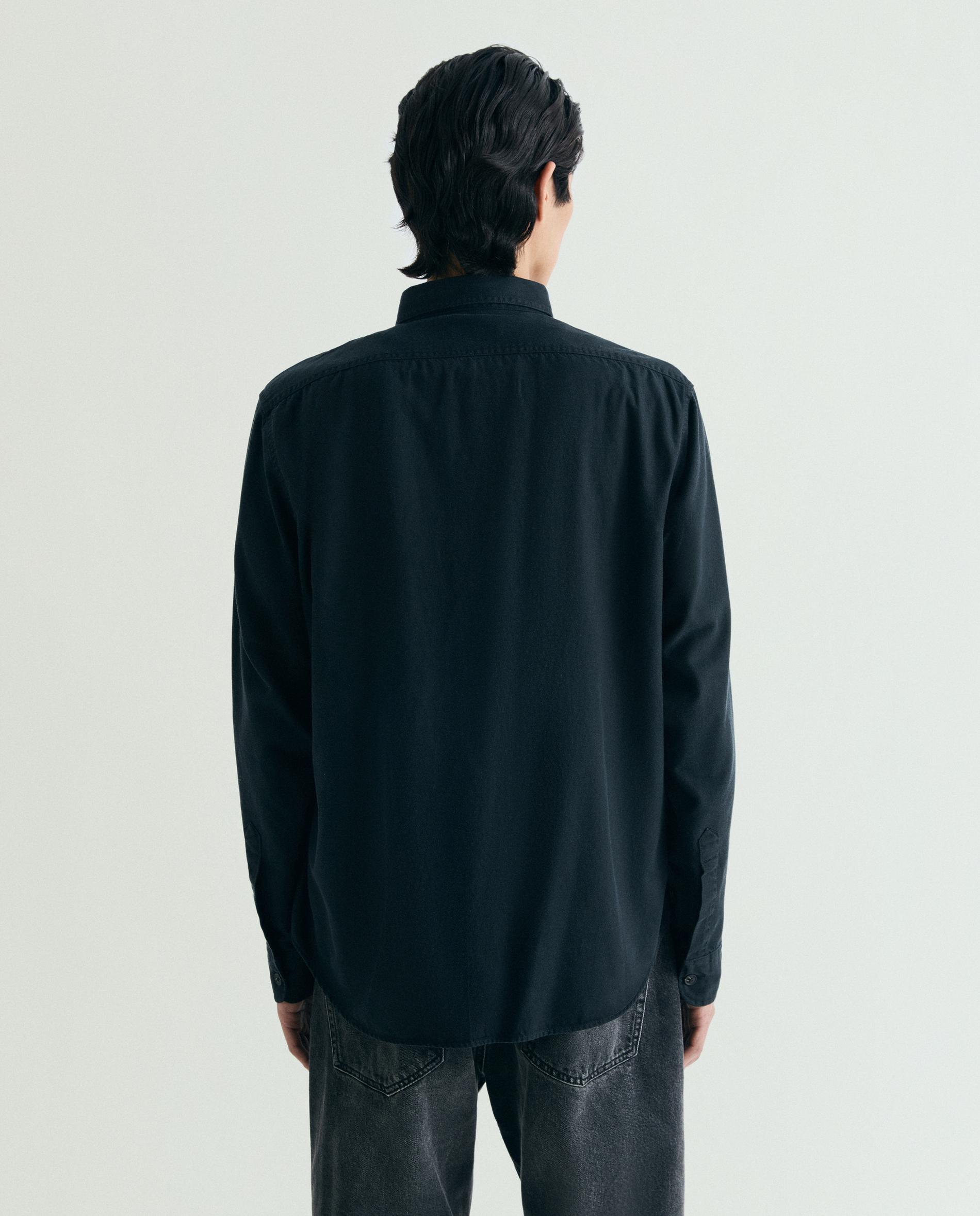 Sobrecamisa de hombre regular fit con bolsillos - Scalpers - Negro Negro-3