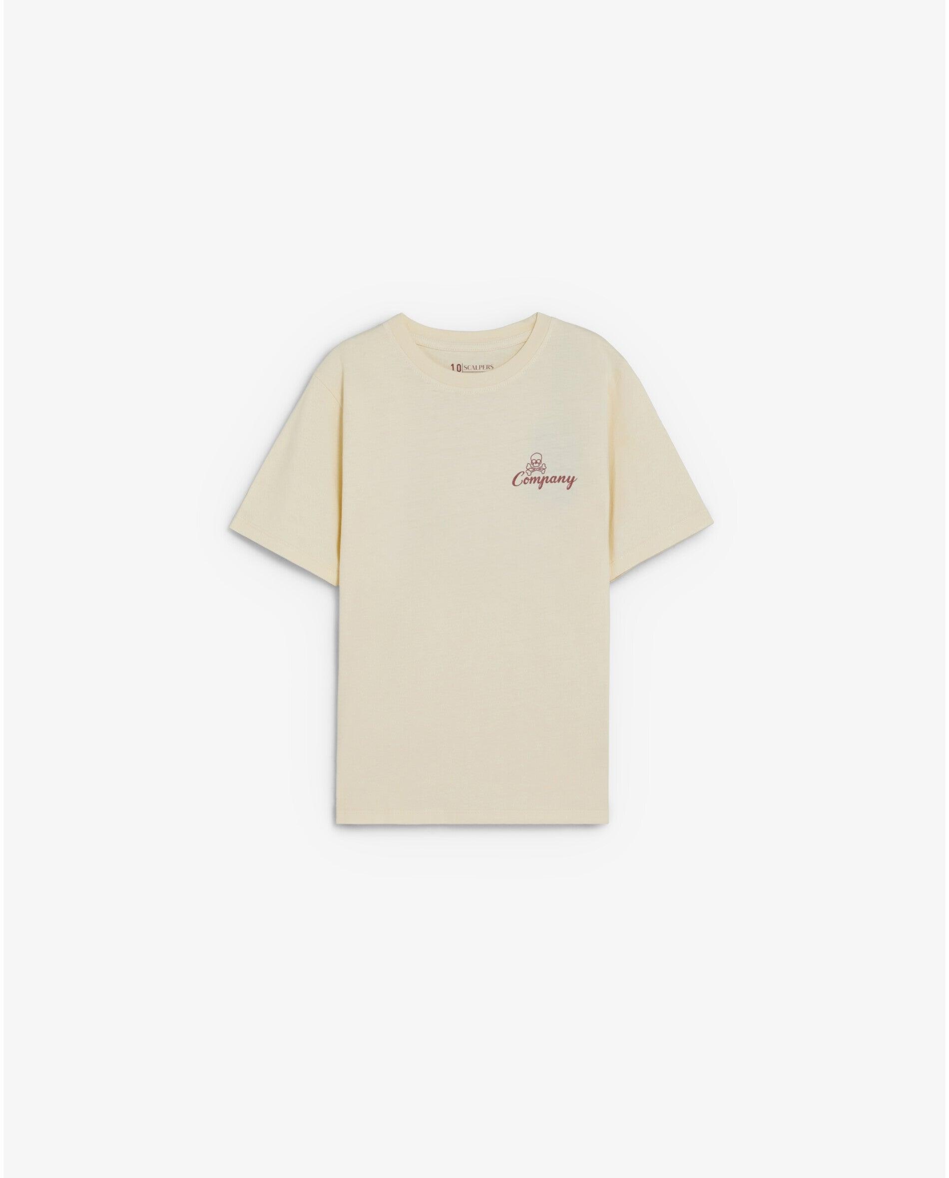 Imagen 0 de Camiseta de niño de manga corta con print trasero Blanco