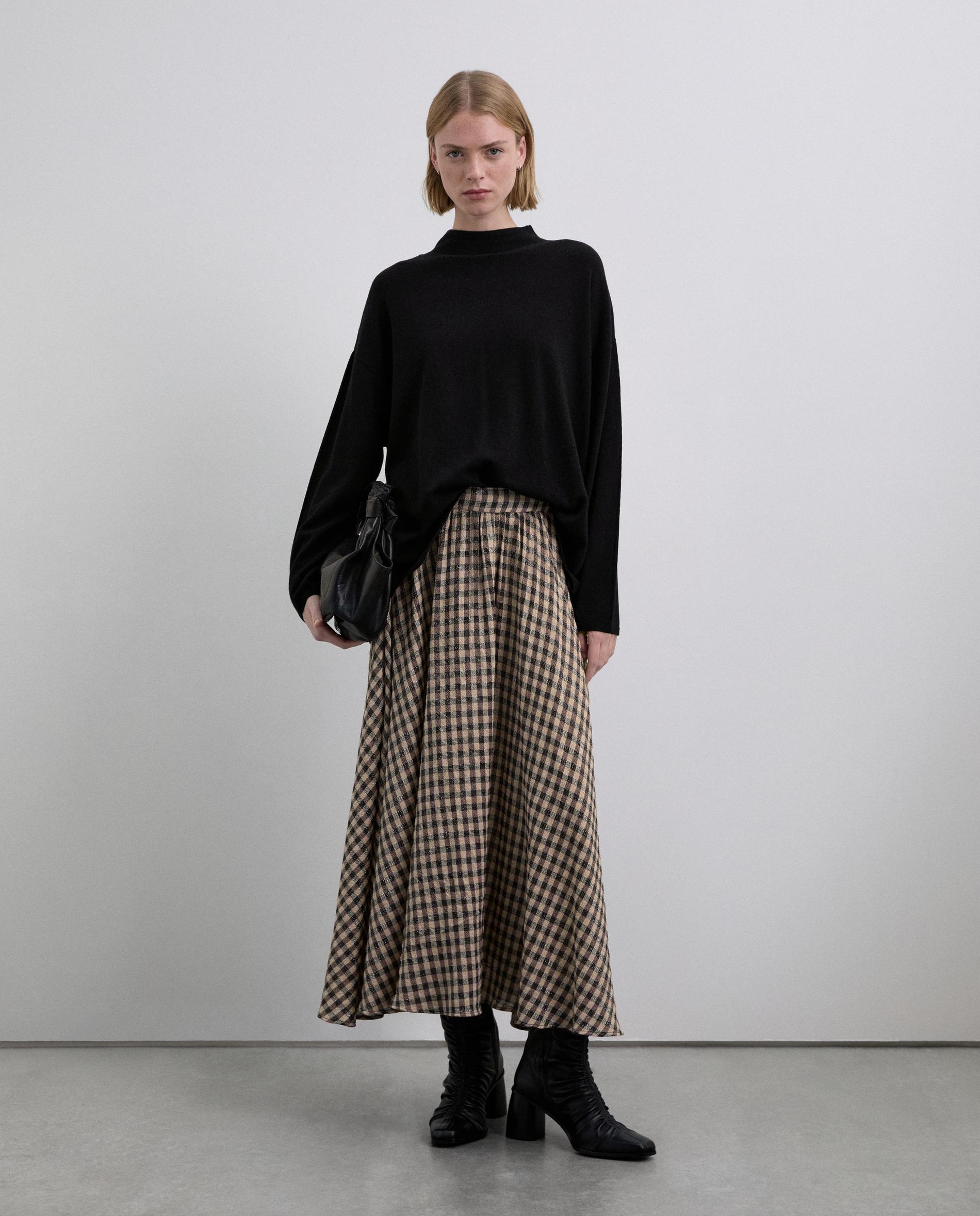 Scalpers - Falda midi de mujer con estampado.