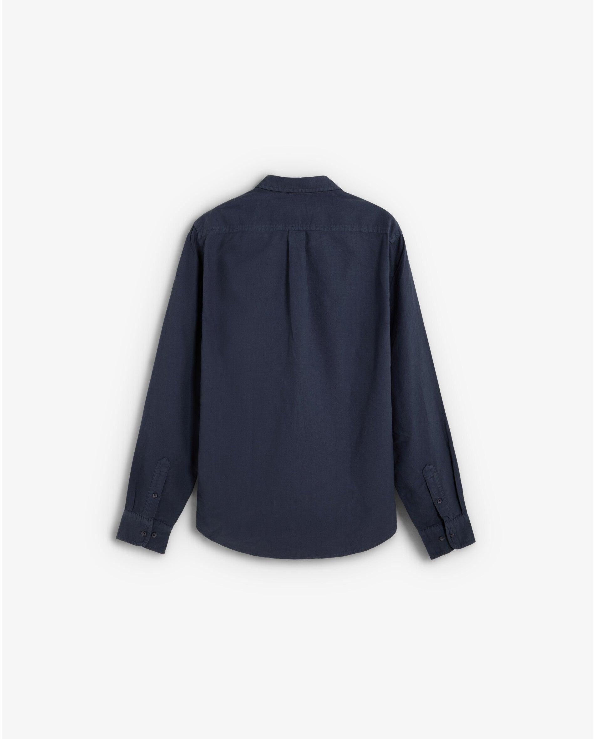 Imagen 3 de Camisa de hombre regular fit con bolsillo en el pecho - Scalpers - Navy Navy