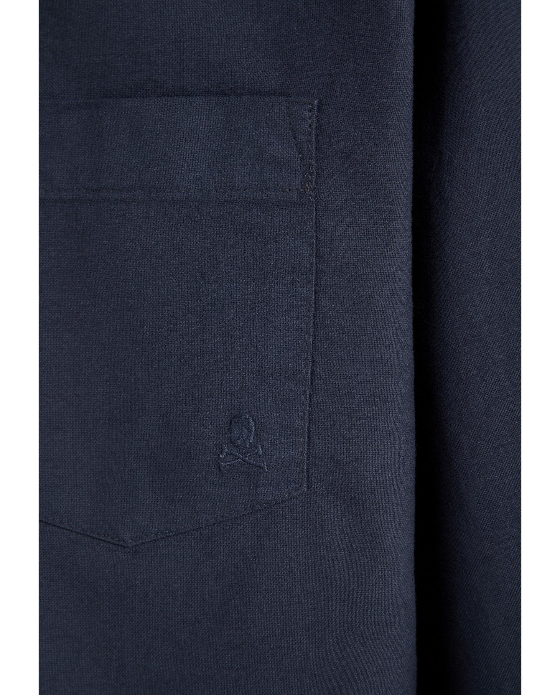 Imagen 2 de Camisa de hombre regular fit con bolsillo en el pecho - Scalpers - Navy Navy