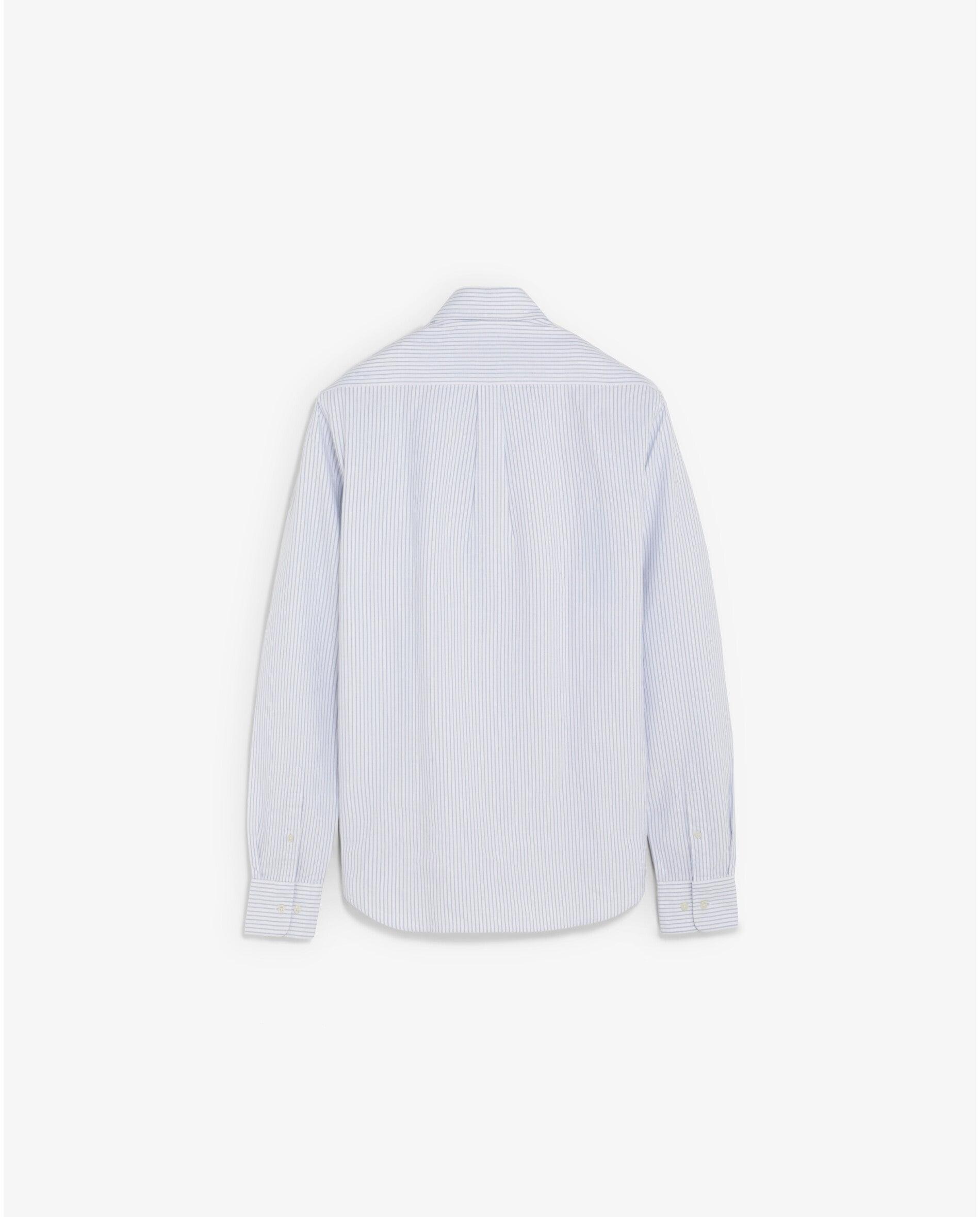 Imagen 7 de Camisa oxford de hombre regular fit de rayas - Scalpers - Blanco Blanco