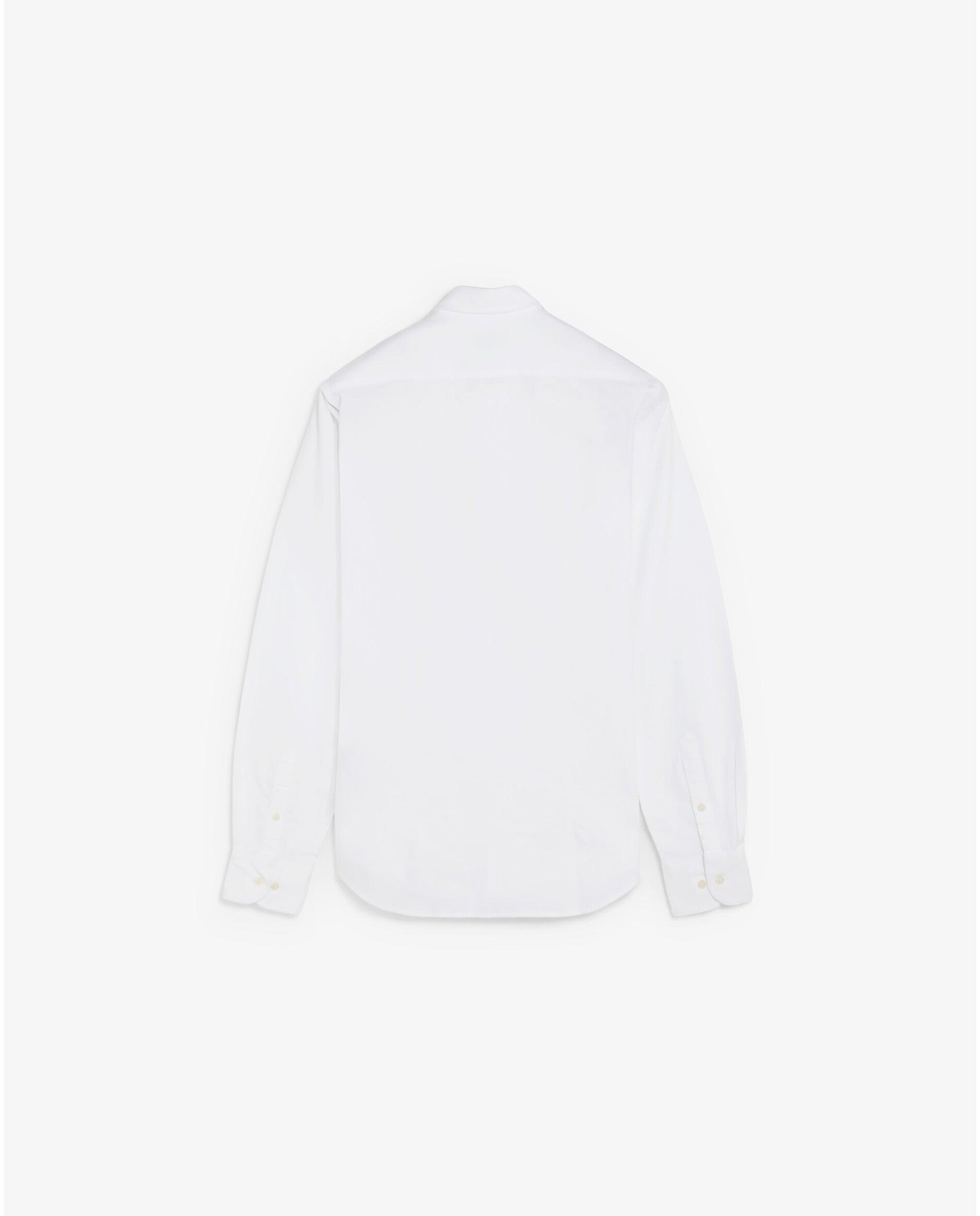 Imagen 2 de Camisa oxford de hombre slim fit con calavera a contraste - Scalpers - Blanco Blanco
