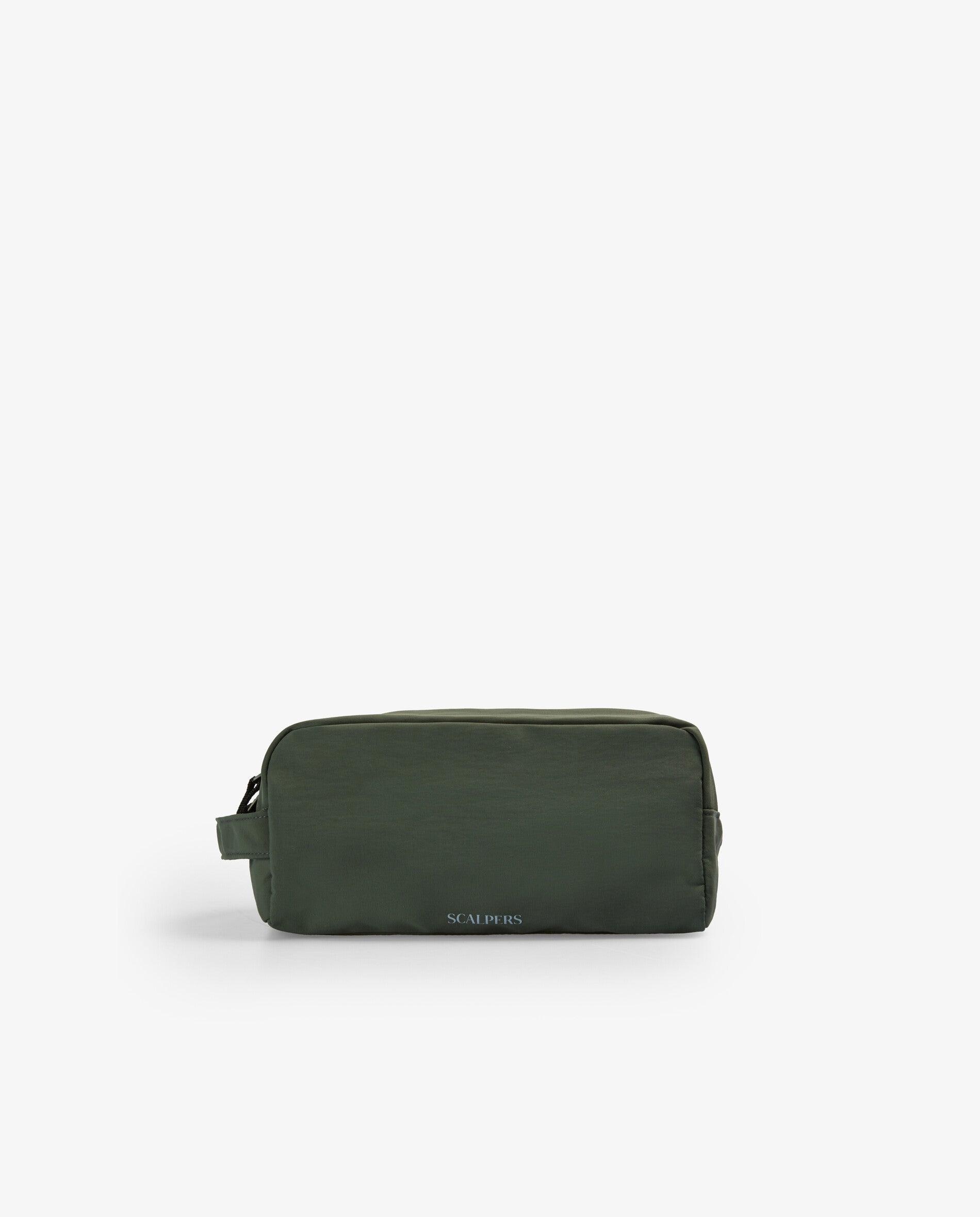 Neceser básico de hombre - Scalpers - Verde militar Verde militar-3
