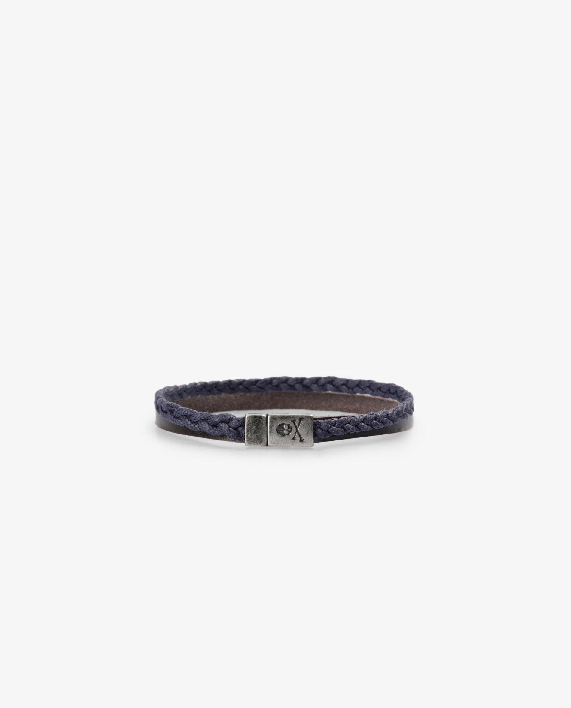 Pulsera cuero de hombre - Scalpers - Marrón Marrón-1