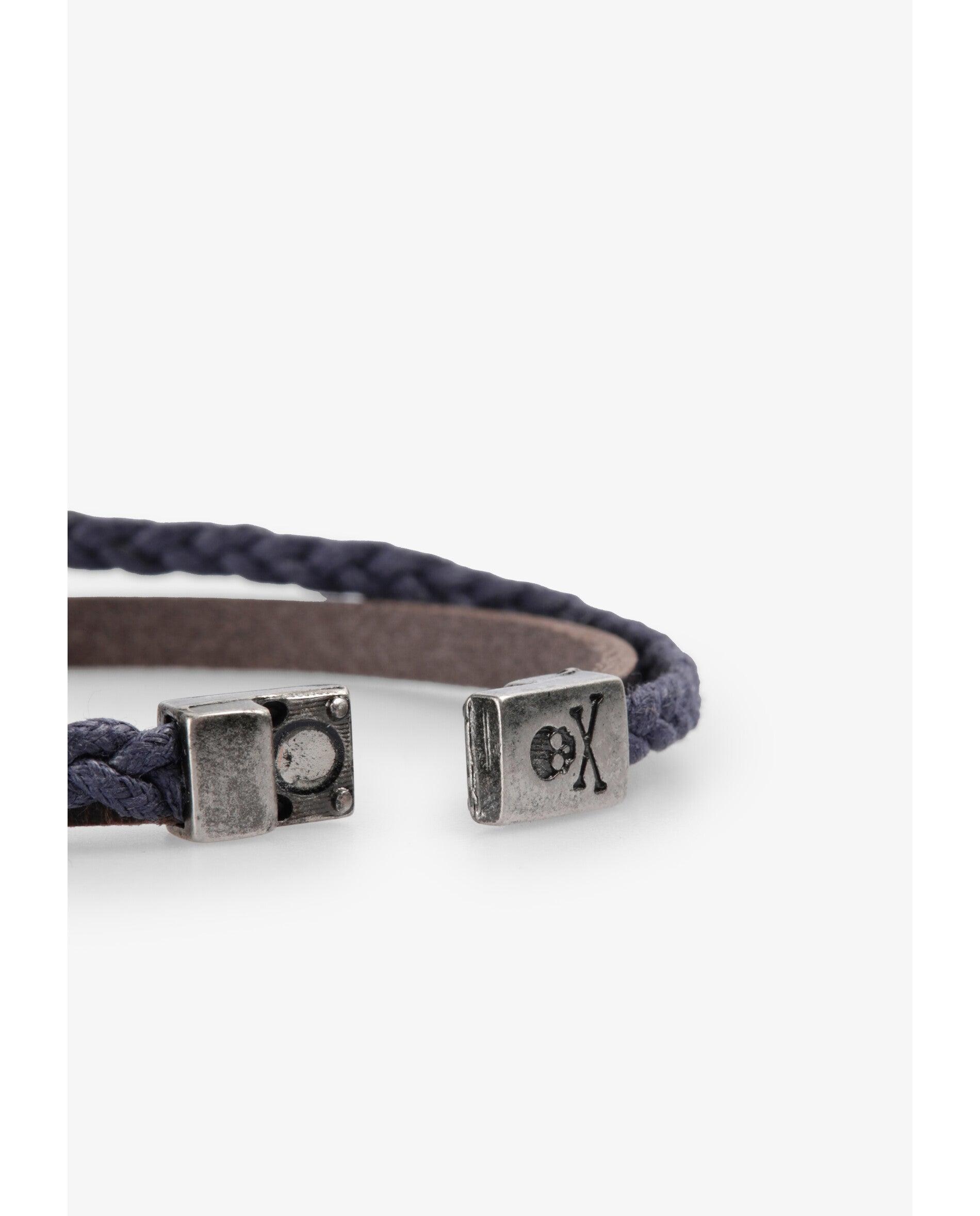 Pulsera cuero de hombre - Scalpers - Marrón Marrón-4