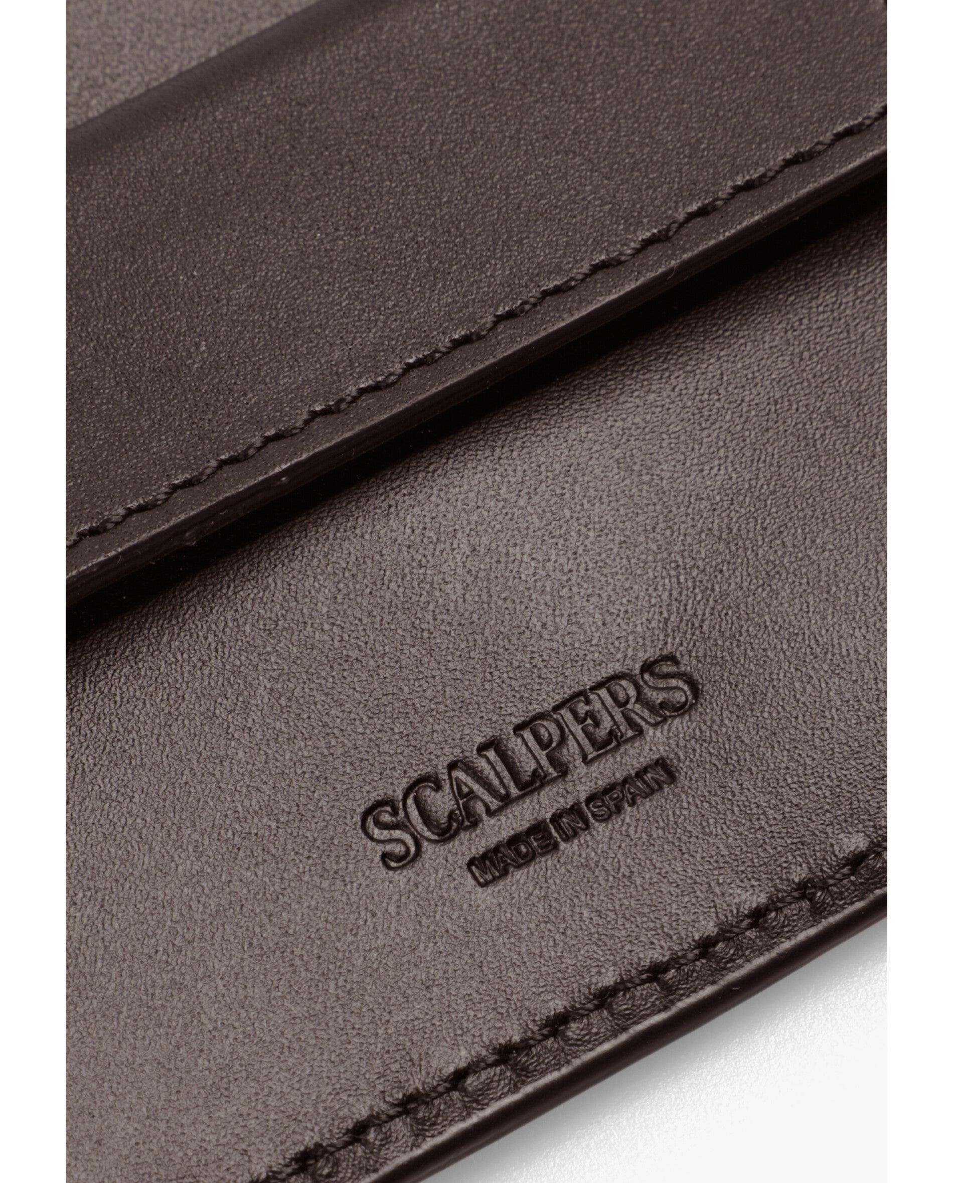 Cartera de hombre - Scalpers - Marrón Marrón-6