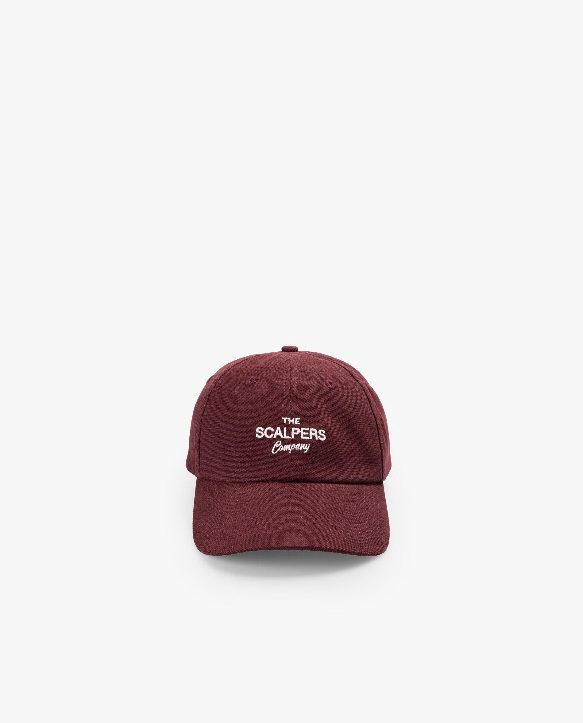 Gorras baseball de hombre con bordado frontal - Scalpers - Burdeos Burdeos-3