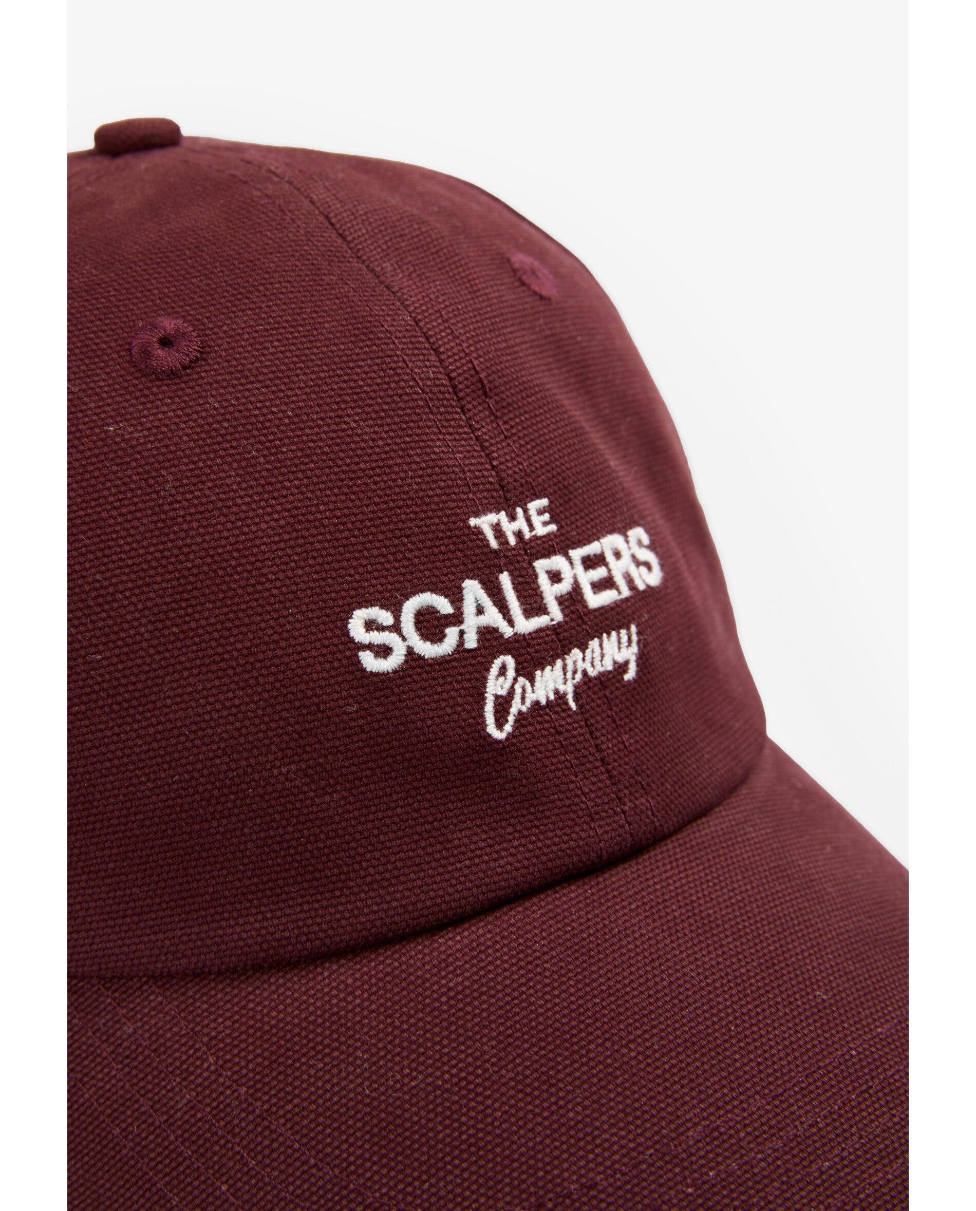 Gorras baseball de hombre con bordado frontal - Scalpers - Burdeos Burdeos-2
