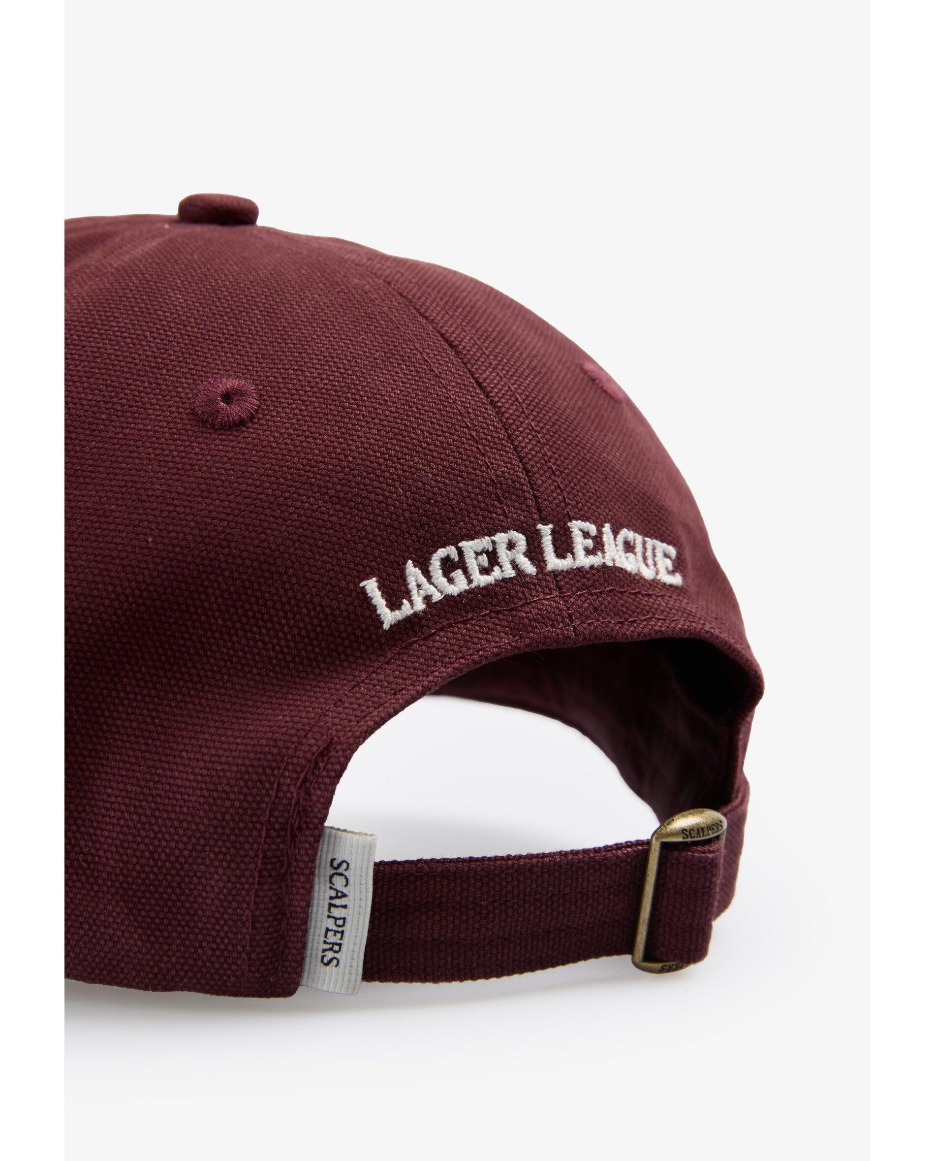Gorras baseball de hombre con bordado frontal - Scalpers - Burdeos Burdeos-4