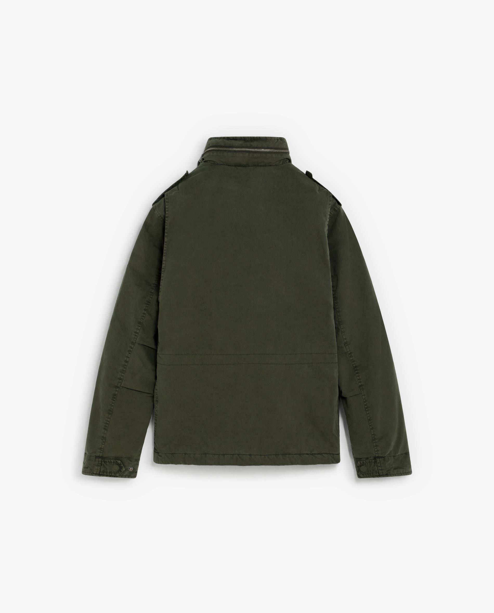 Chaqueta de hombre tipo militar con capucha oculta - Scalpers - Verde militar Verde militar-2