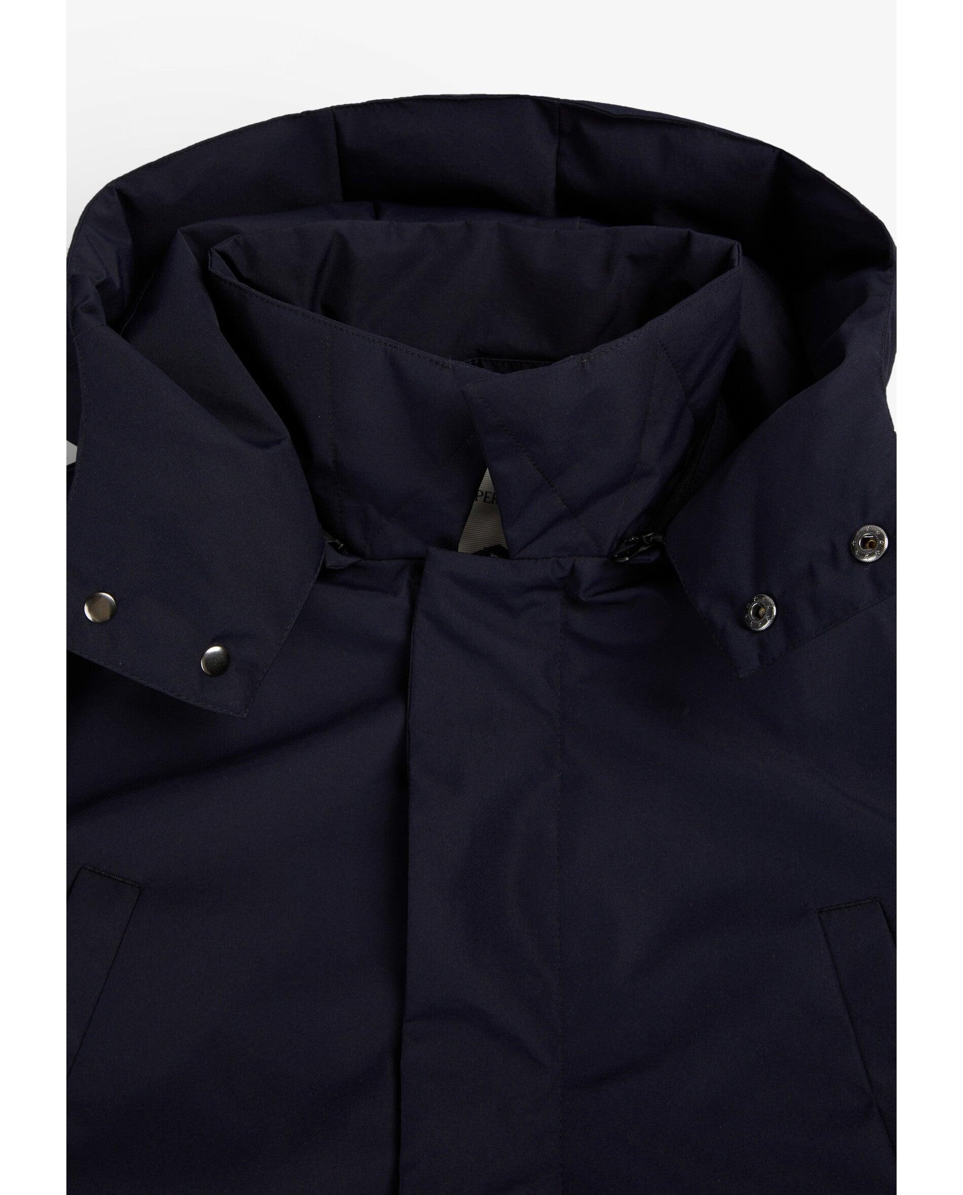 Parka de hombre waterproof con capucha - Scalpers - Azul marino Azul marino-4