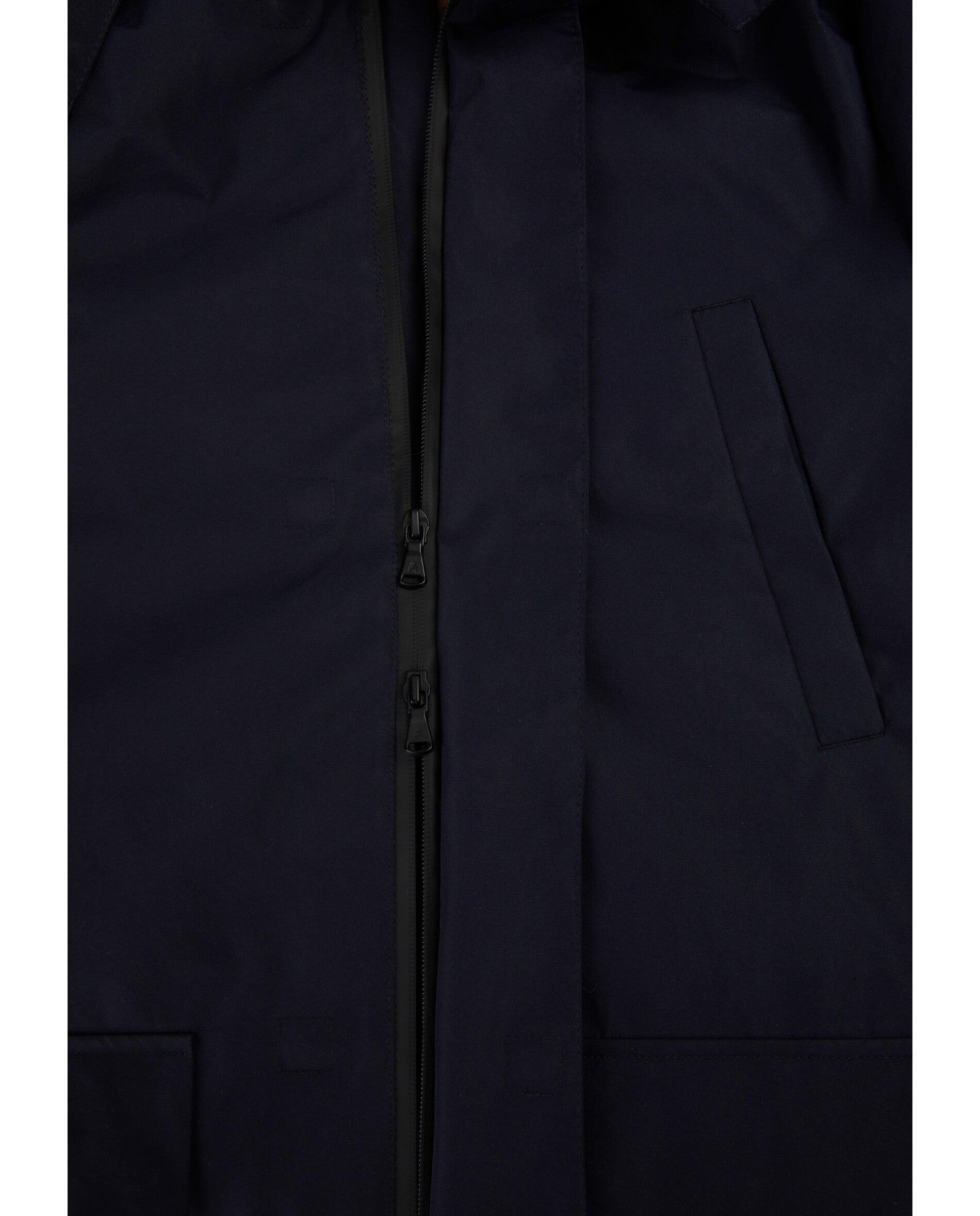 Parka de hombre waterproof con capucha - Scalpers - Azul marino Azul marino-5