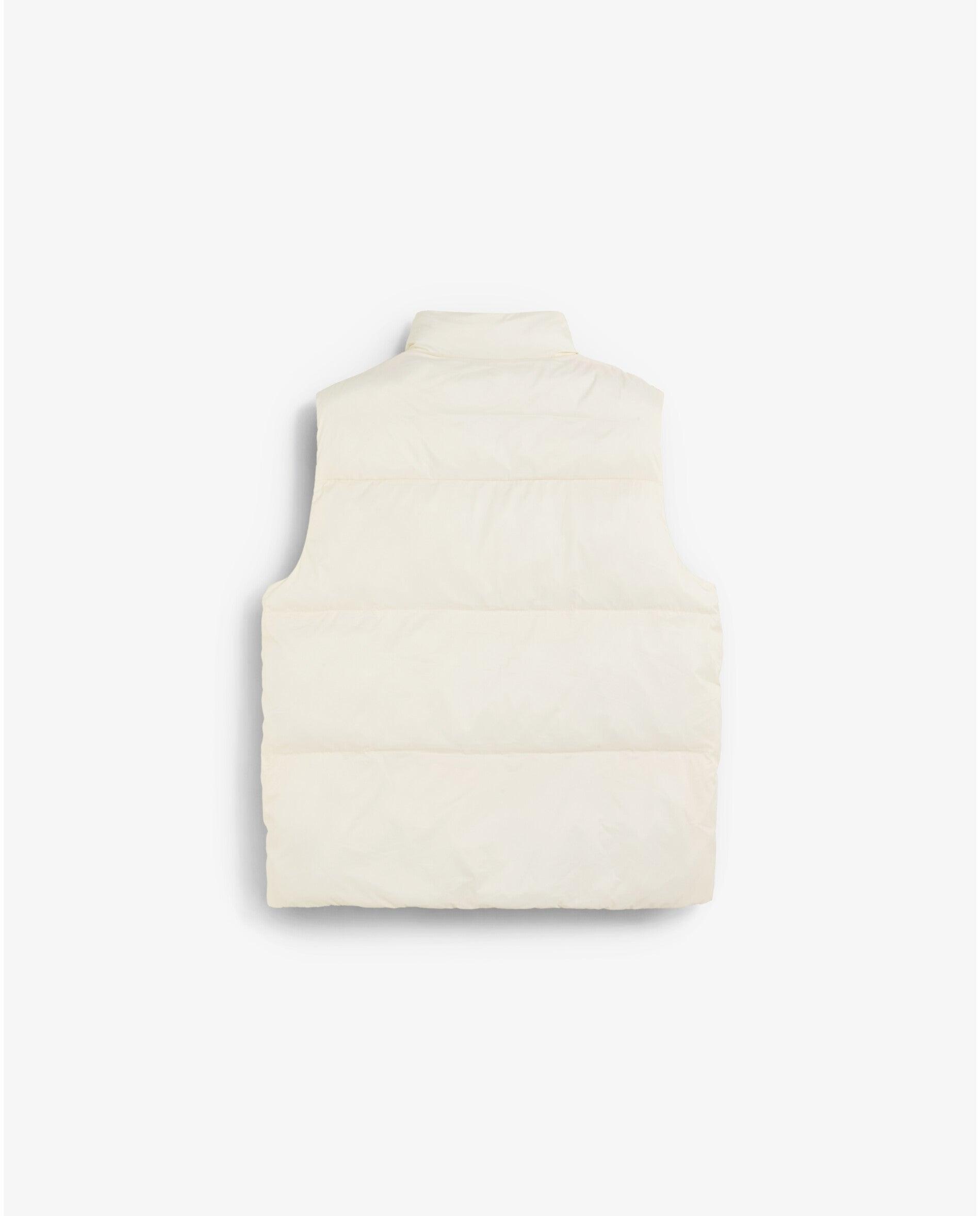 Chaleco de abrigo de hombre con cuello alto y cierre de cremallera - Scalpers - Crema Crema-2