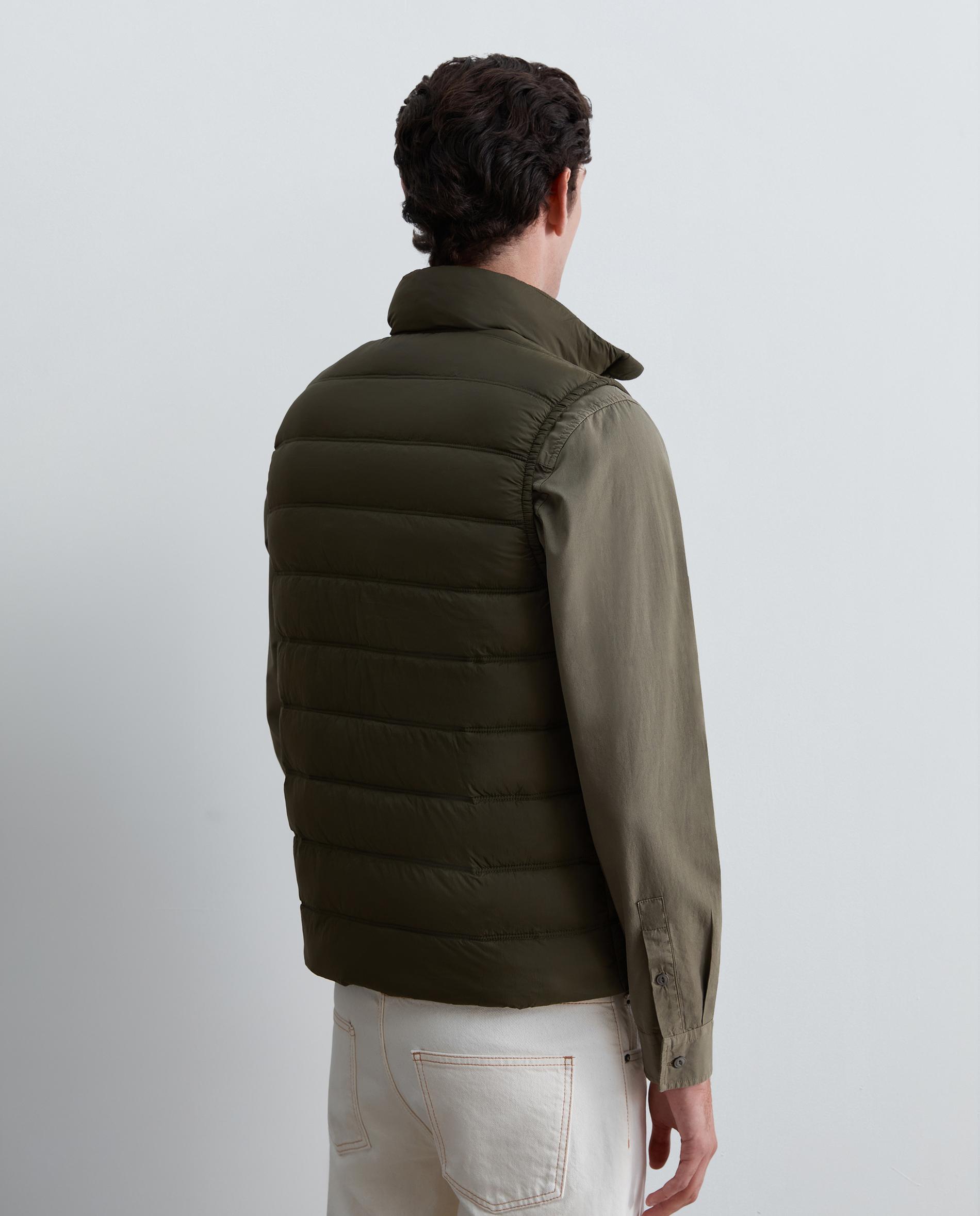 Imagen 2 de Chaleco de abrigo de hombre slim fit con cremallera - Scalpers - Verde militar Verde militar